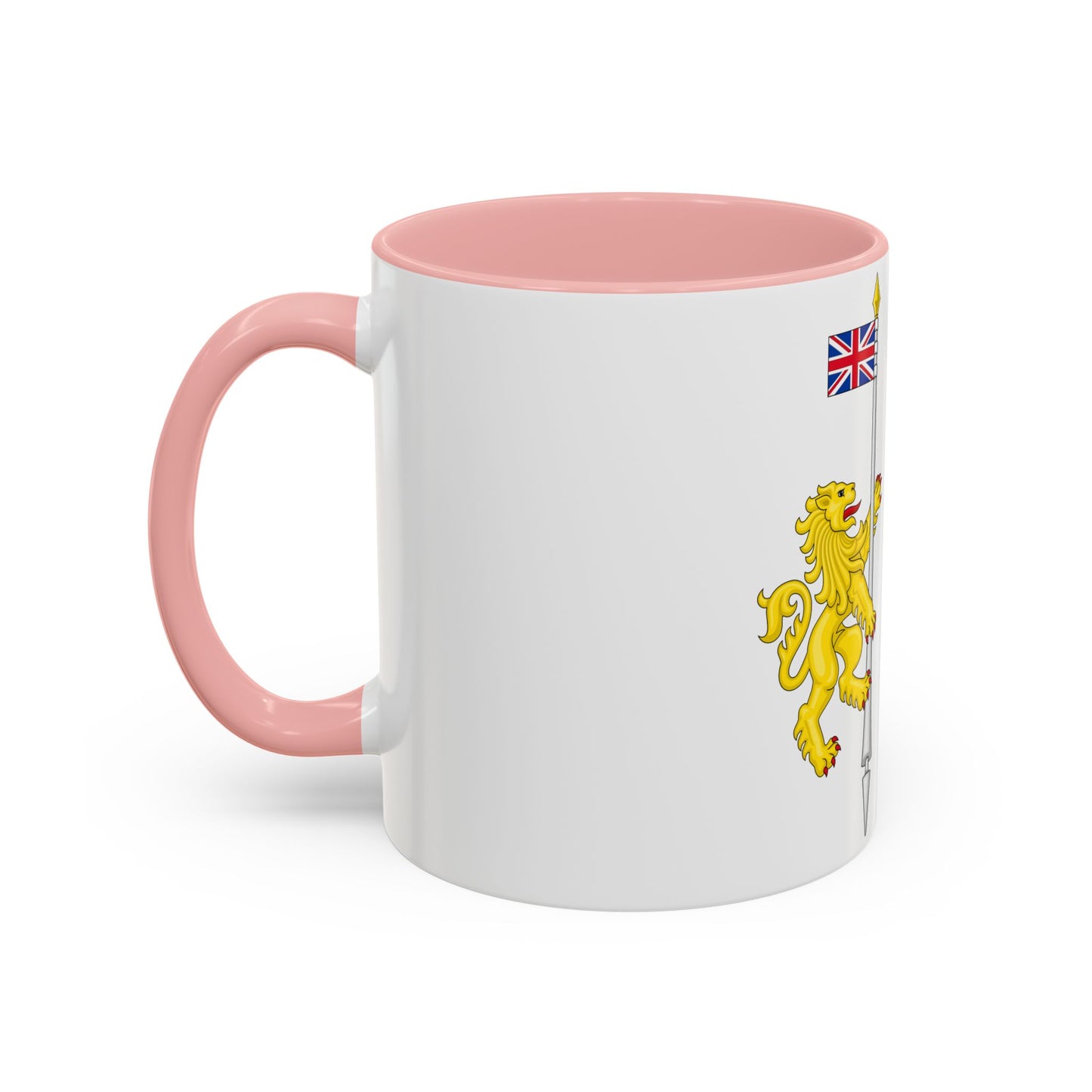 Supporters from the coat of arms of Canada - Accent Coffee Mug