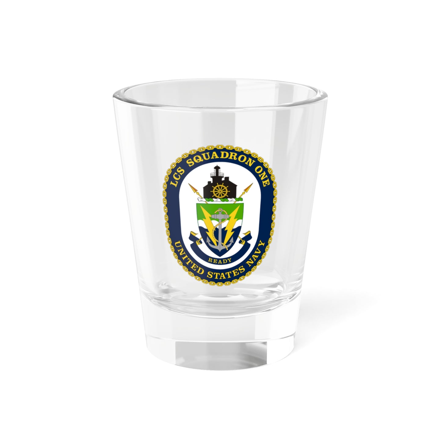 LCS Squadron One Littoral Combat Ship (U.S. Navy) Shot Glass 1.5oz