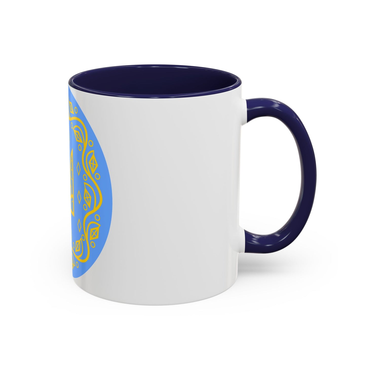 Coat of arms of Ukrainian People's Republic 2 - Accent Coffee Mug
