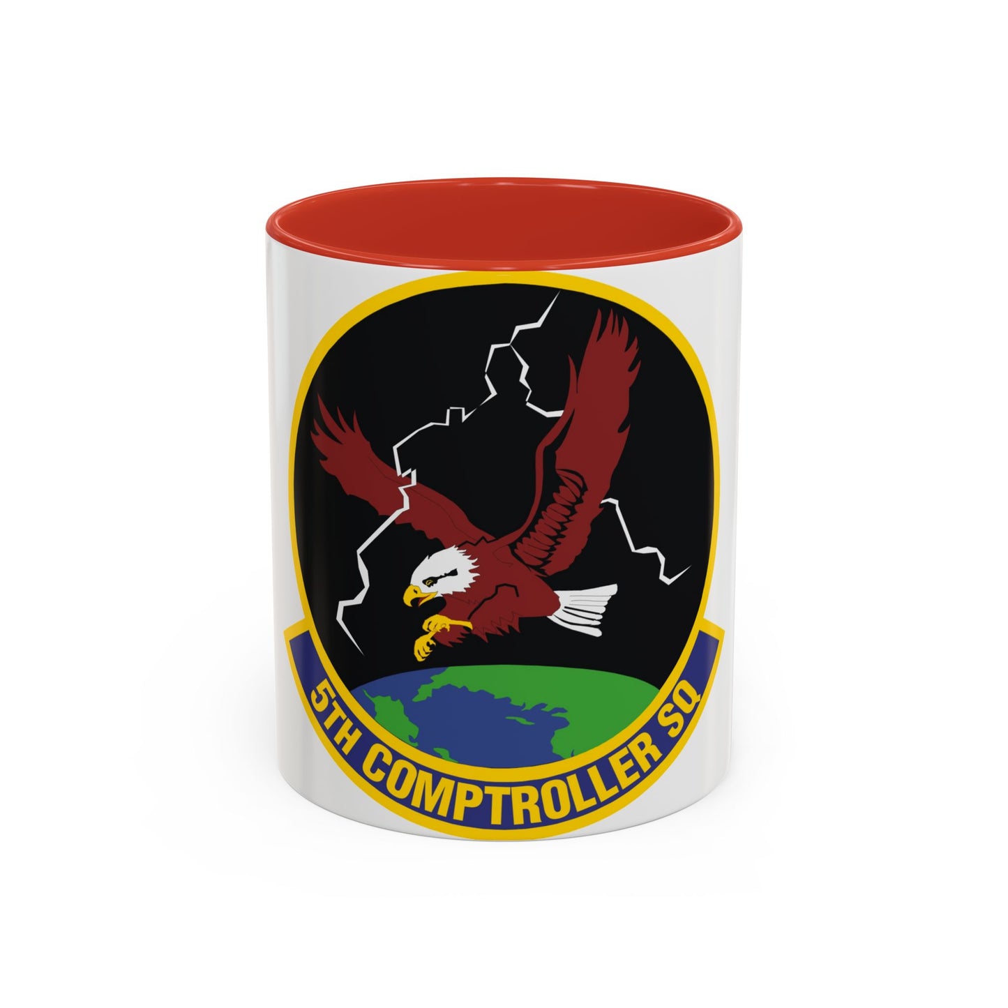 5 Comptroller Squadron AFGSC (U.S. Air Force) Accent Coffee Mug