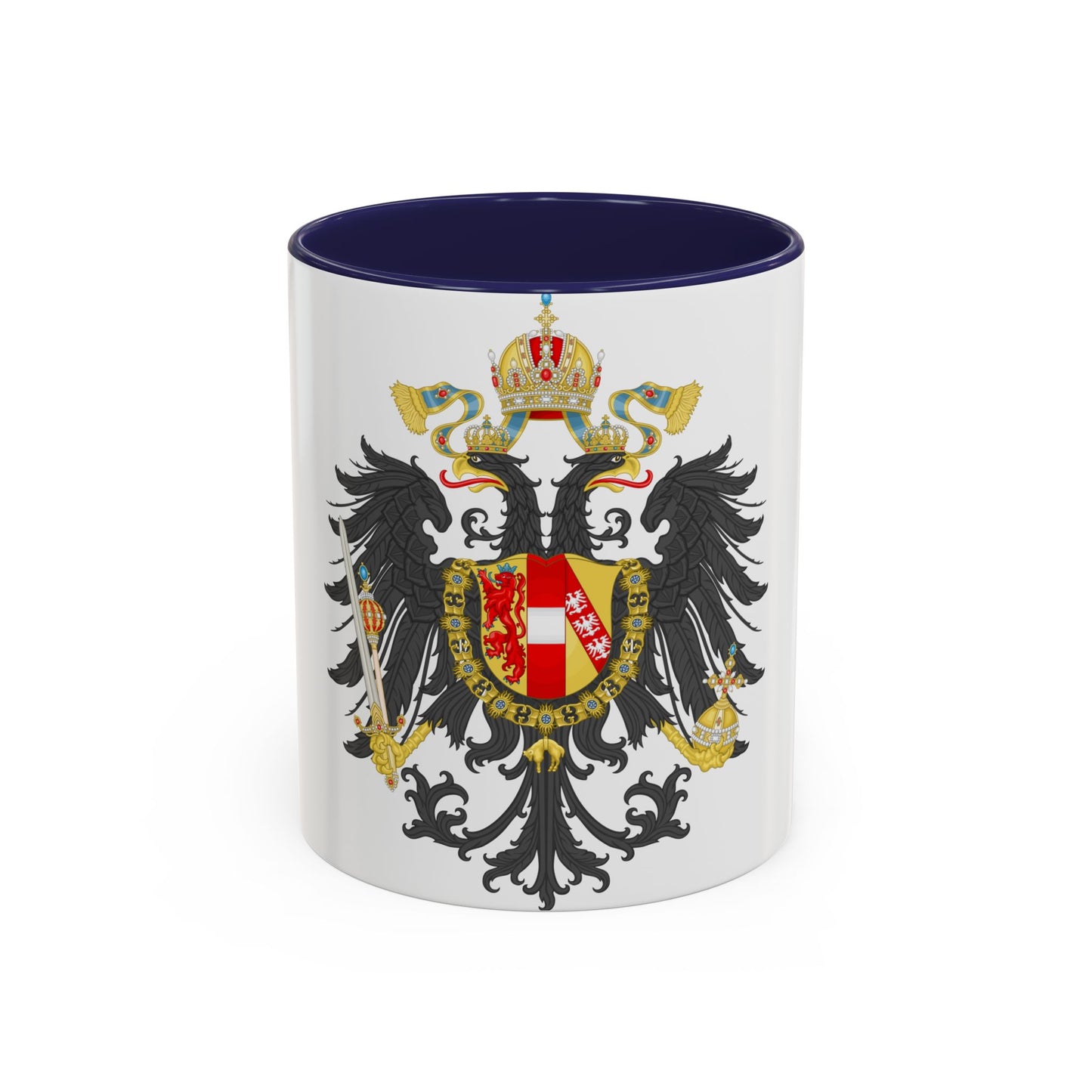 Imperial Coat of Arms of the Empire of Austria (1815) - Accent Coffee Mug