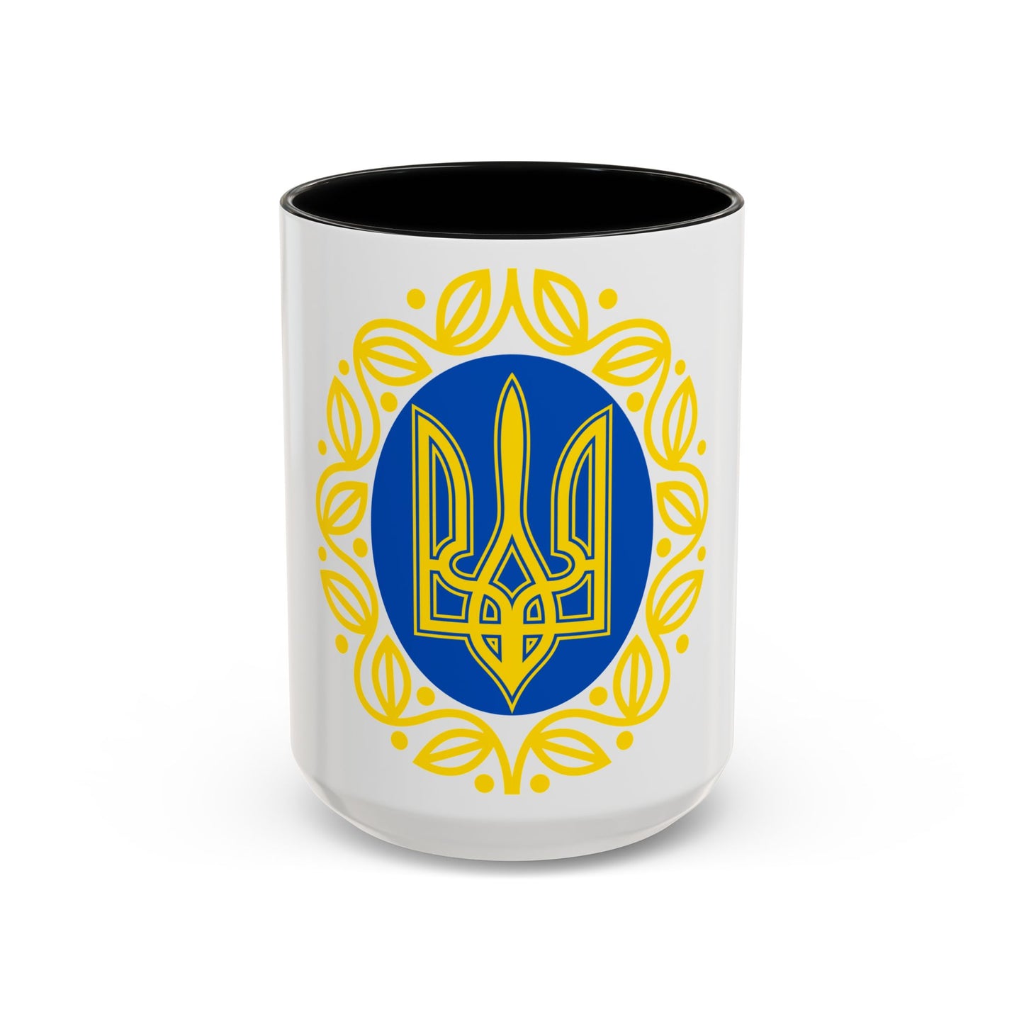 Coat of arms of Ukrainian People's Republic - Accent Coffee Mug
