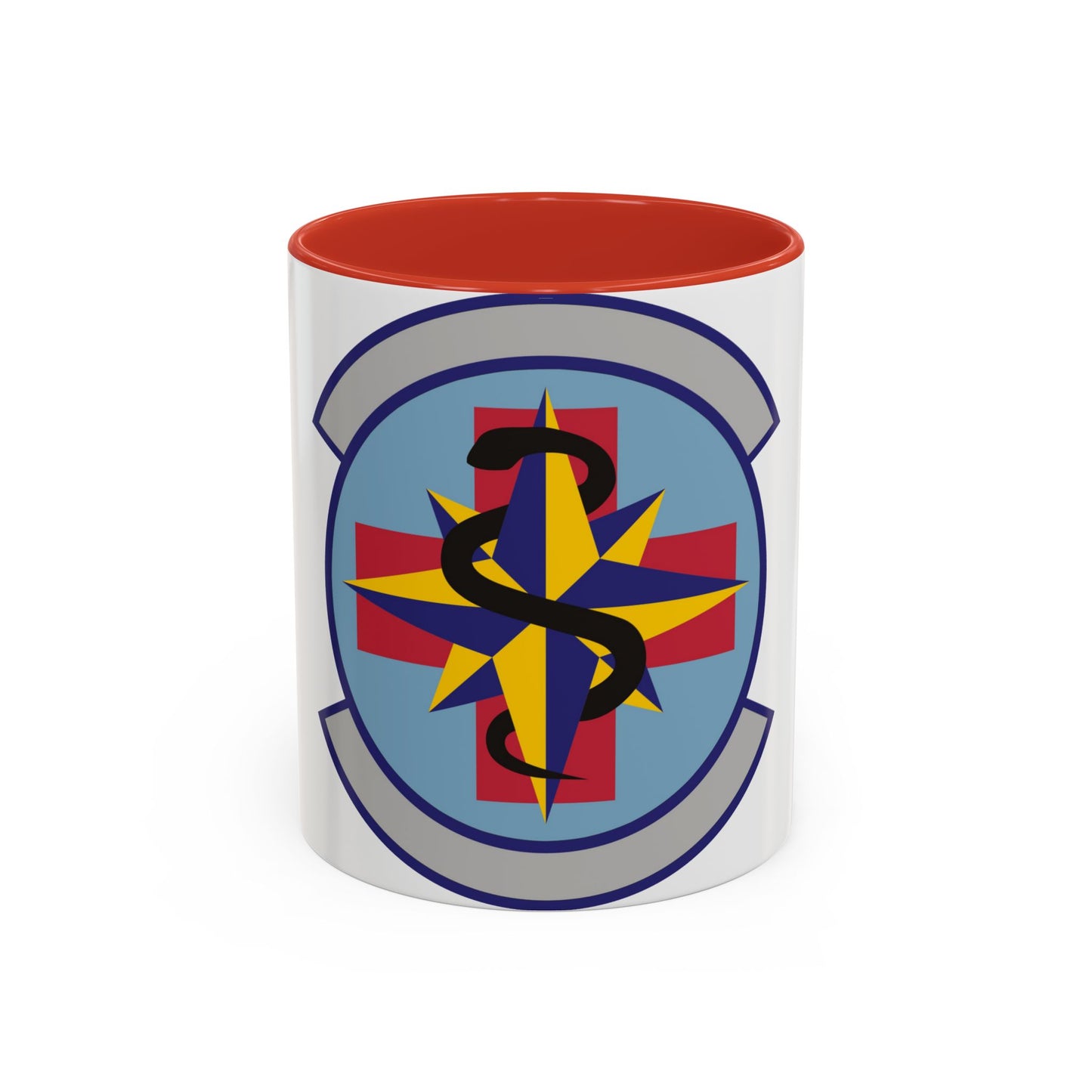 6 Healthcare Operations Squadron AMC (U.S. Air Force) Accent Coffee Mug