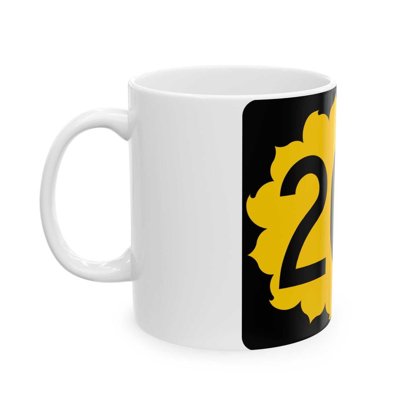 K-205 (Kansas) (Road Sign) White Coffee Mug