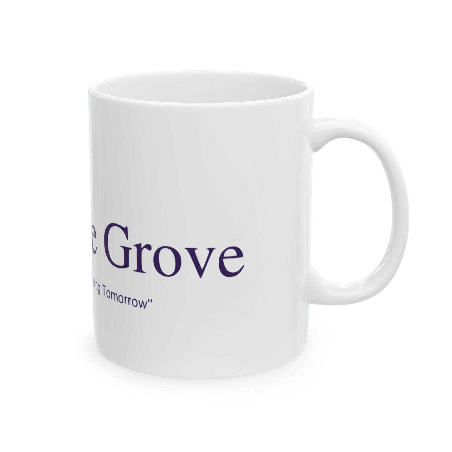 Flag of Maple Grove Minnesota (United States) White Coffee Mug