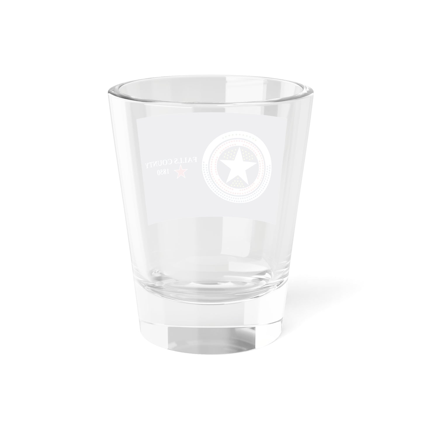 Falls County Sesquicentennial Flag (United States) Shot Glass 1.5oz