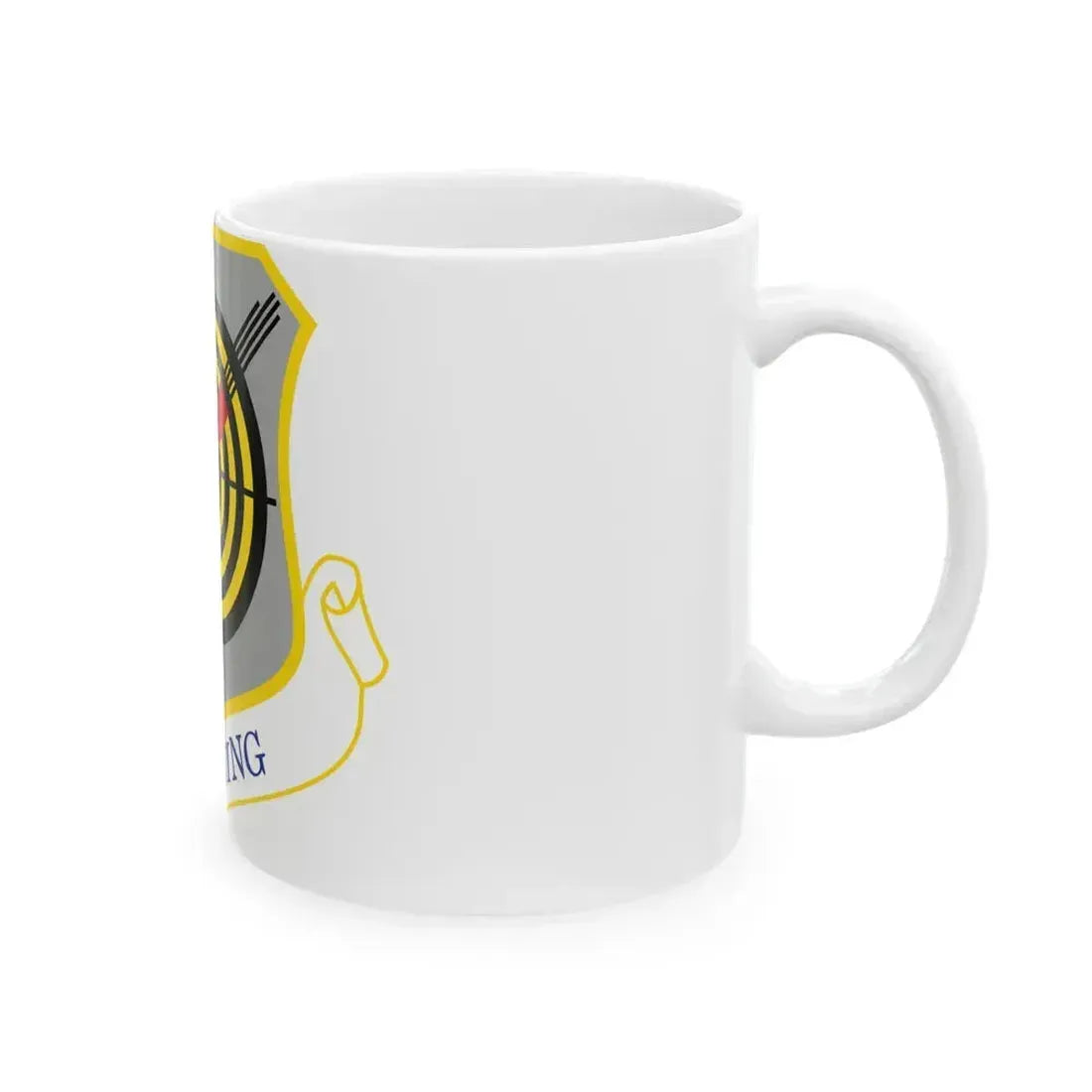 1058px USAF 57th Wing shield (U.S. Air Force) White Coffee Mug - Go Mug Yourself