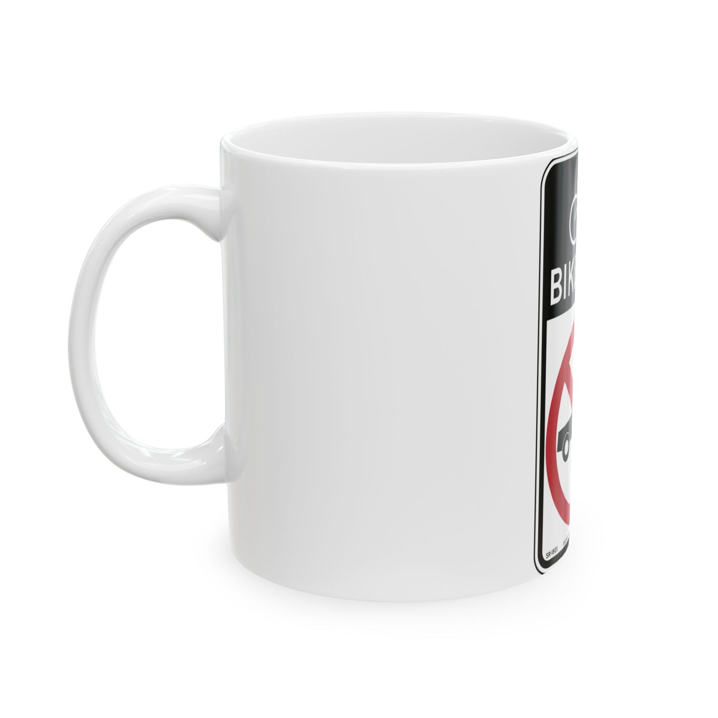 NYCDOT SR-1801 (New York) (Road Sign) White Coffee Mug