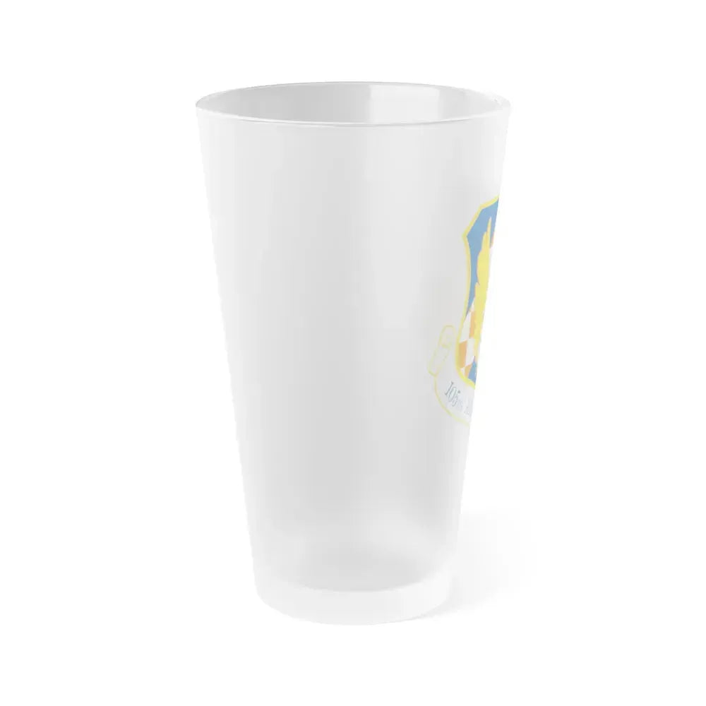 105th Airlift Wing (U.S. Air Force) Frosted Pint Glass 16oz - Go Mug Yourself