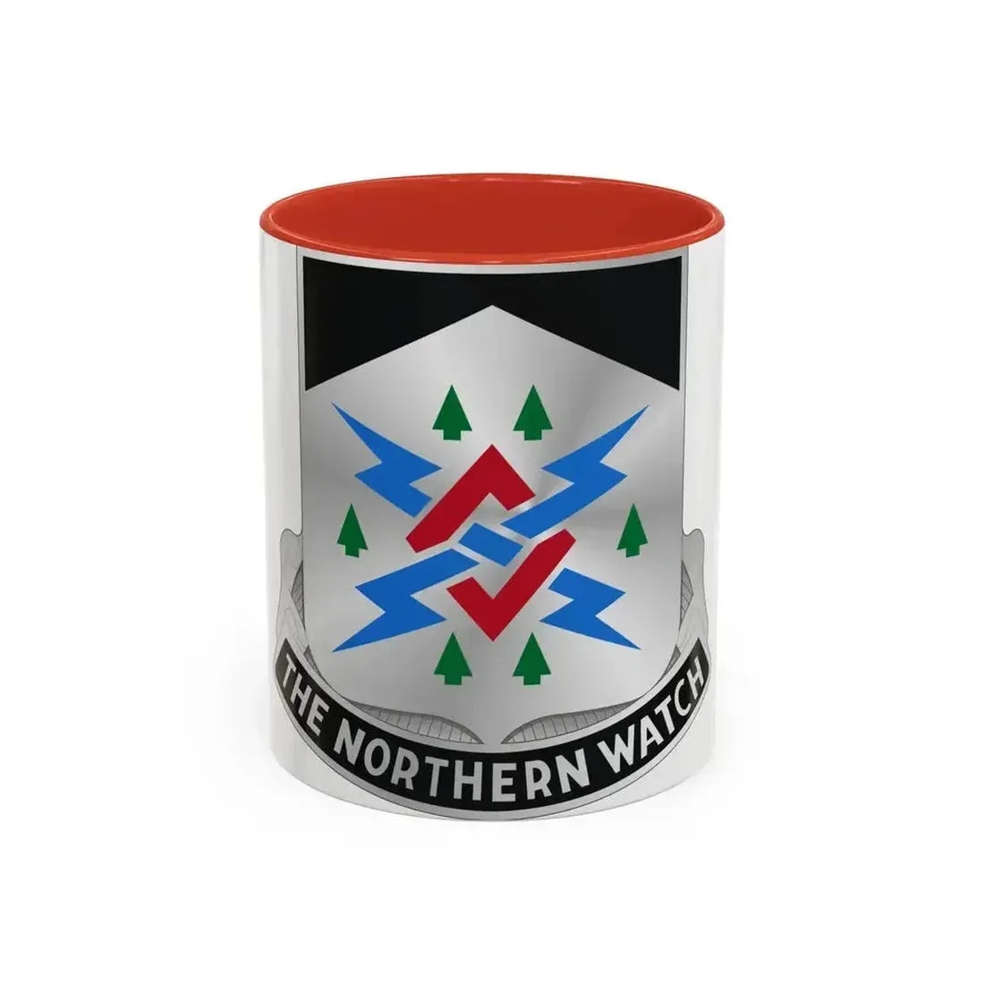 106 Military Intelligence Battalion (U.S. Army) Accent Coffee Mug 11oz Red - Go Mug Yourself