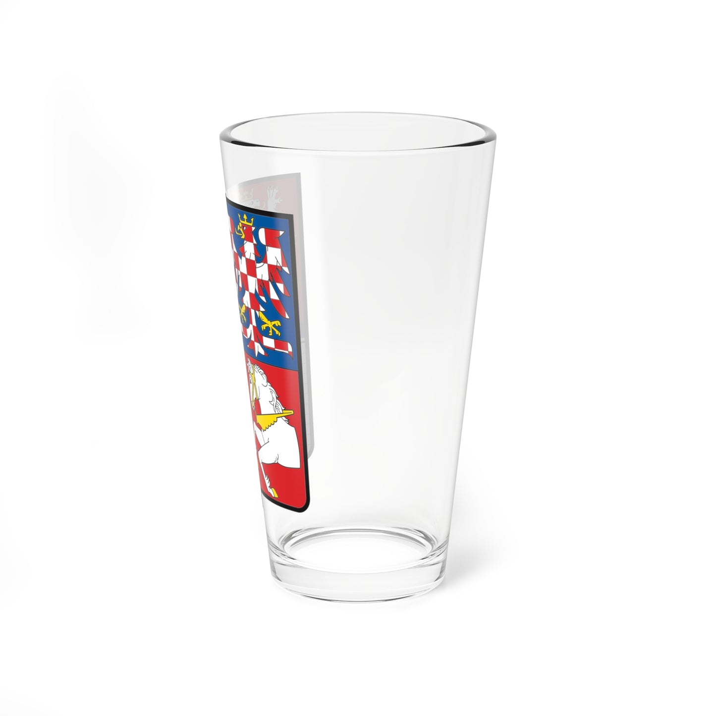 CZE Kraj Pardubicki COA (Czech Republic) (Coat of Arms) Pint Glass 16oz