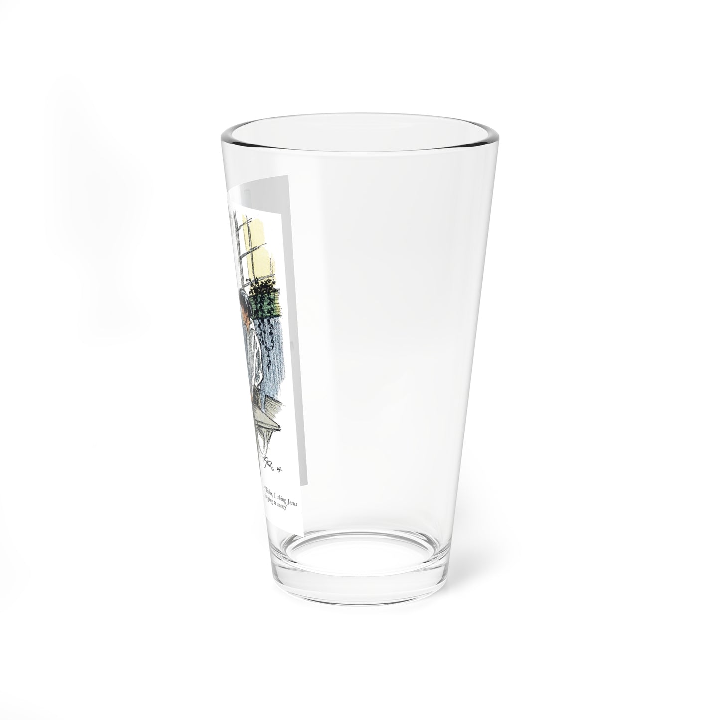 One Uses the Handkerchief (2), Woman's Home Companion, November 1924 (Magazine Illustration) Pint Glass 16oz