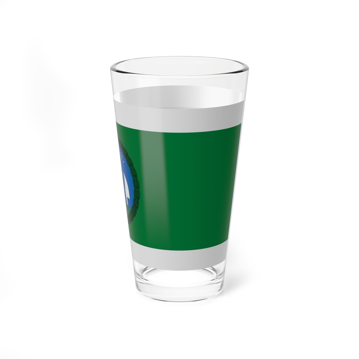 Flag of Domsod reverse (Hungary) Pint Glass 16oz