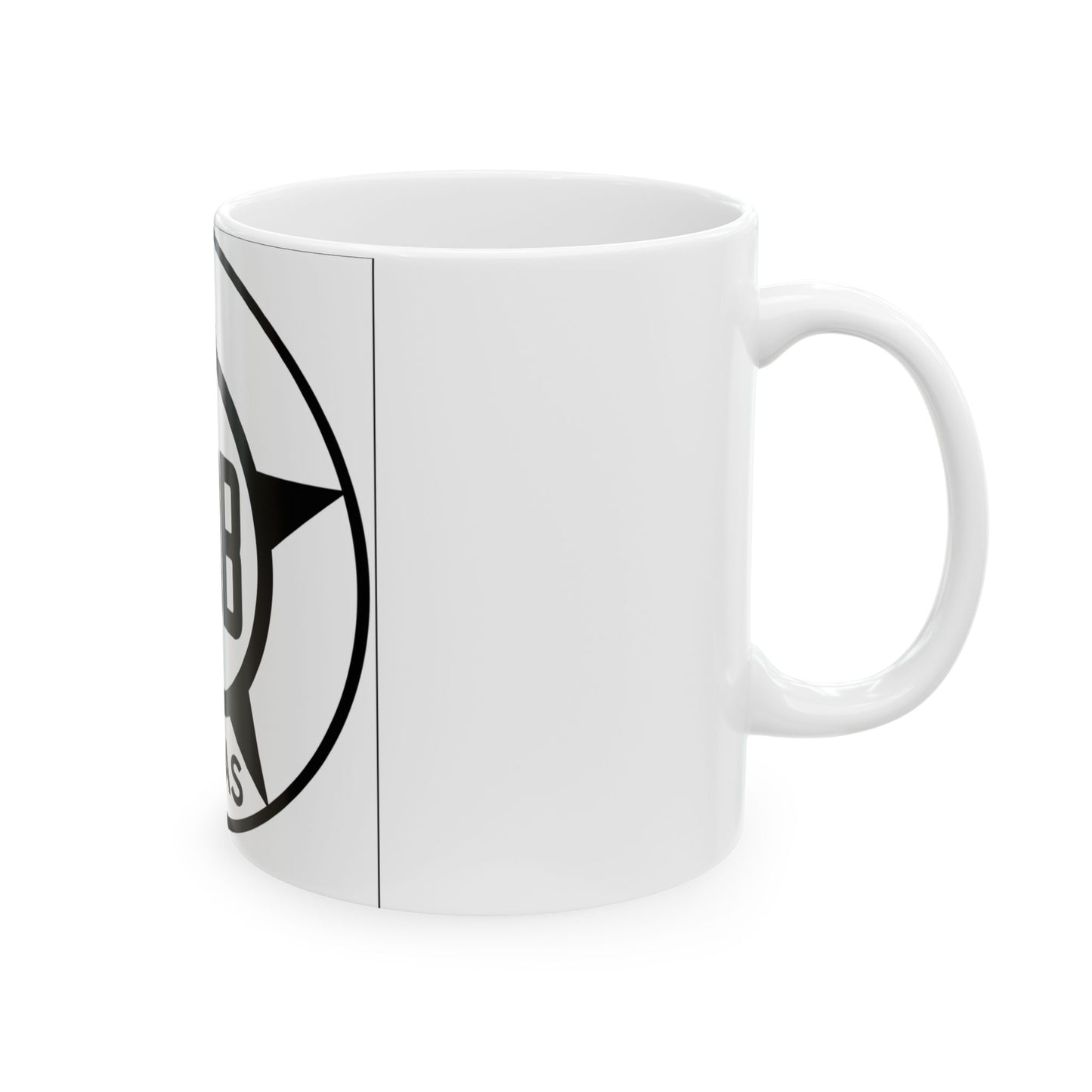 Old Texas 33B (Texas) (Road Sign) White Coffee Mug