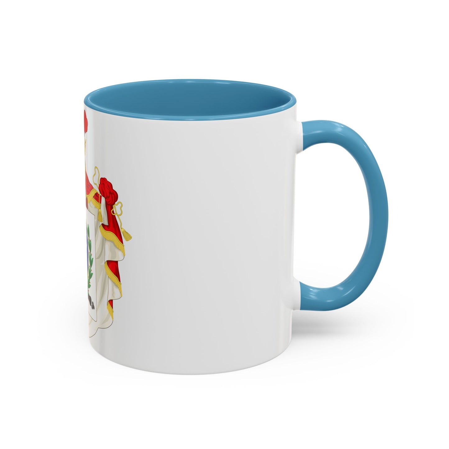 Ornamented Coat of Arms of Chile (1819-1834) Cerro Castillo Version - Accent Coffee Mug