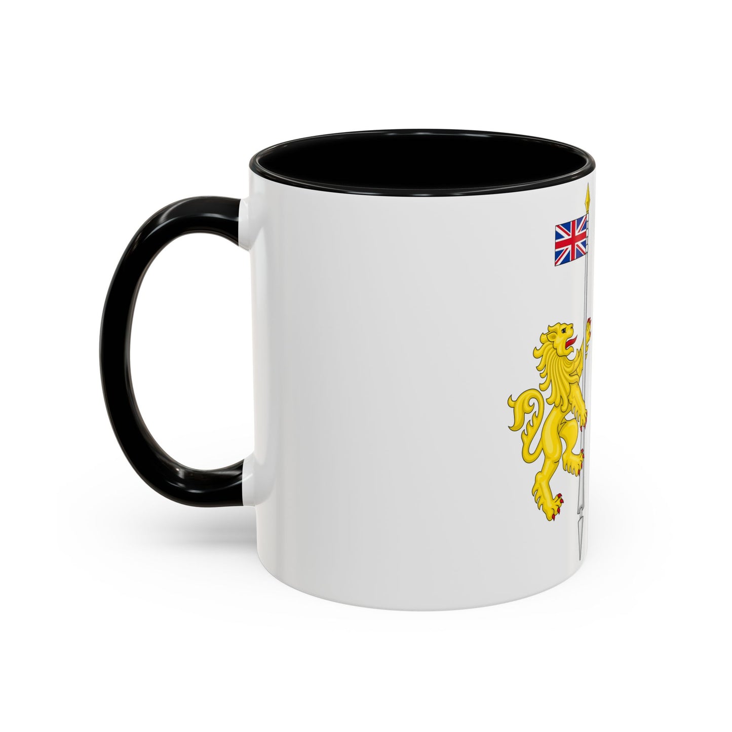 Supporters from the coat of arms of Canada - Accent Coffee Mug