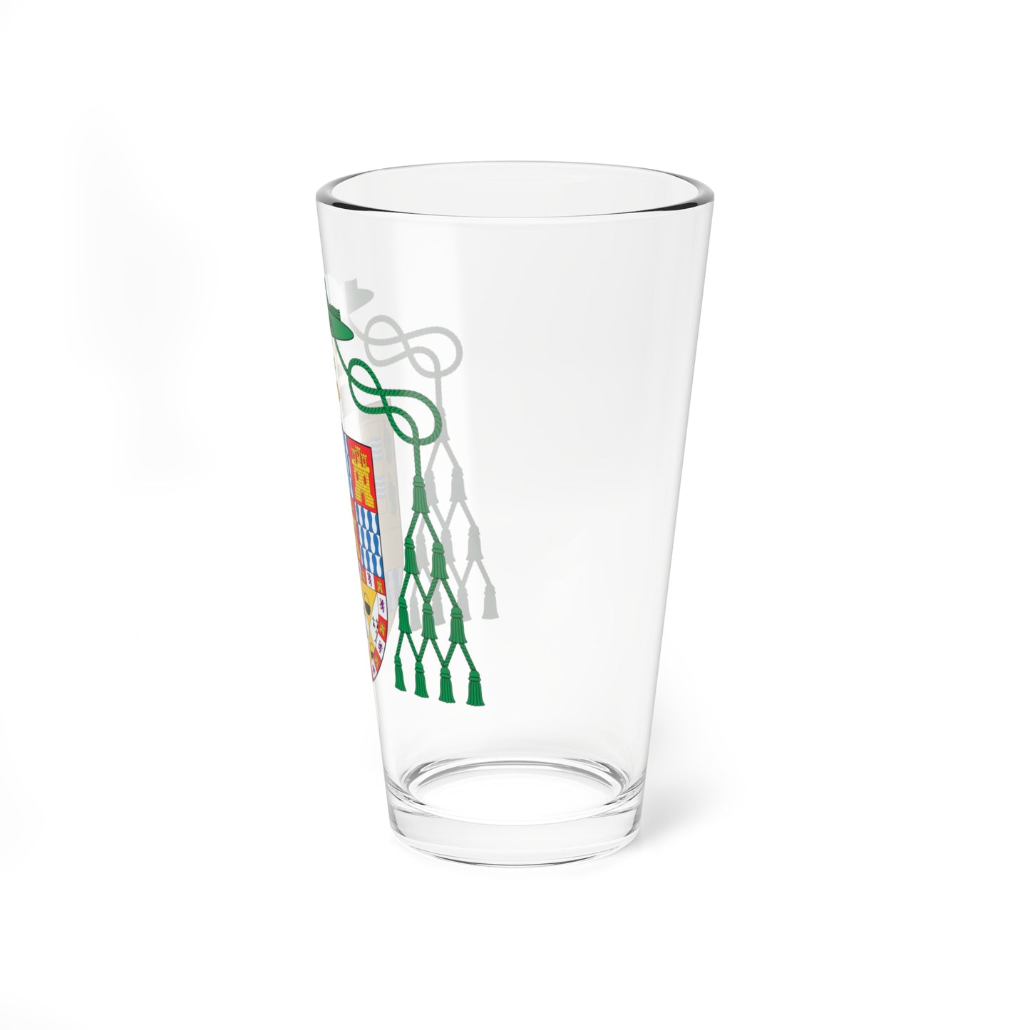 Escudo de Alonso Bernardo de los Ríos Guzmán (Spain) (Coat of Arms) Pint Glass 16oz