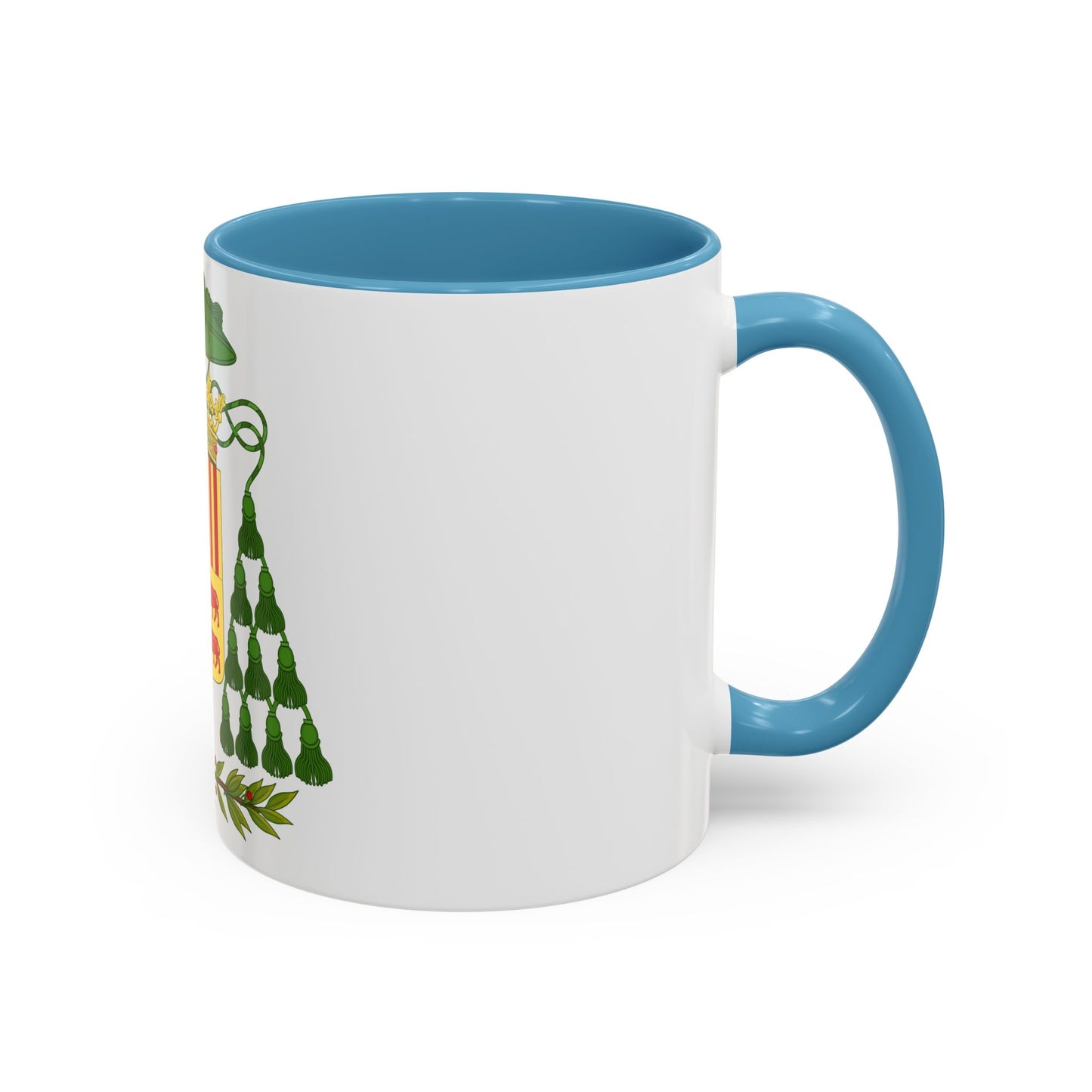 Historical Coat of Arms of Ecclesiastic Co-Prince of Andorra - Accent Coffee Mug