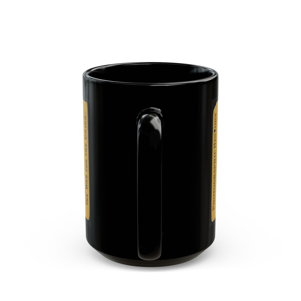 Bomb-Proofs In The Union Fort Sedgwick, Called By The Rebel Soldiers Fort Hell (U.S. Civil War) Black Coffee Mug