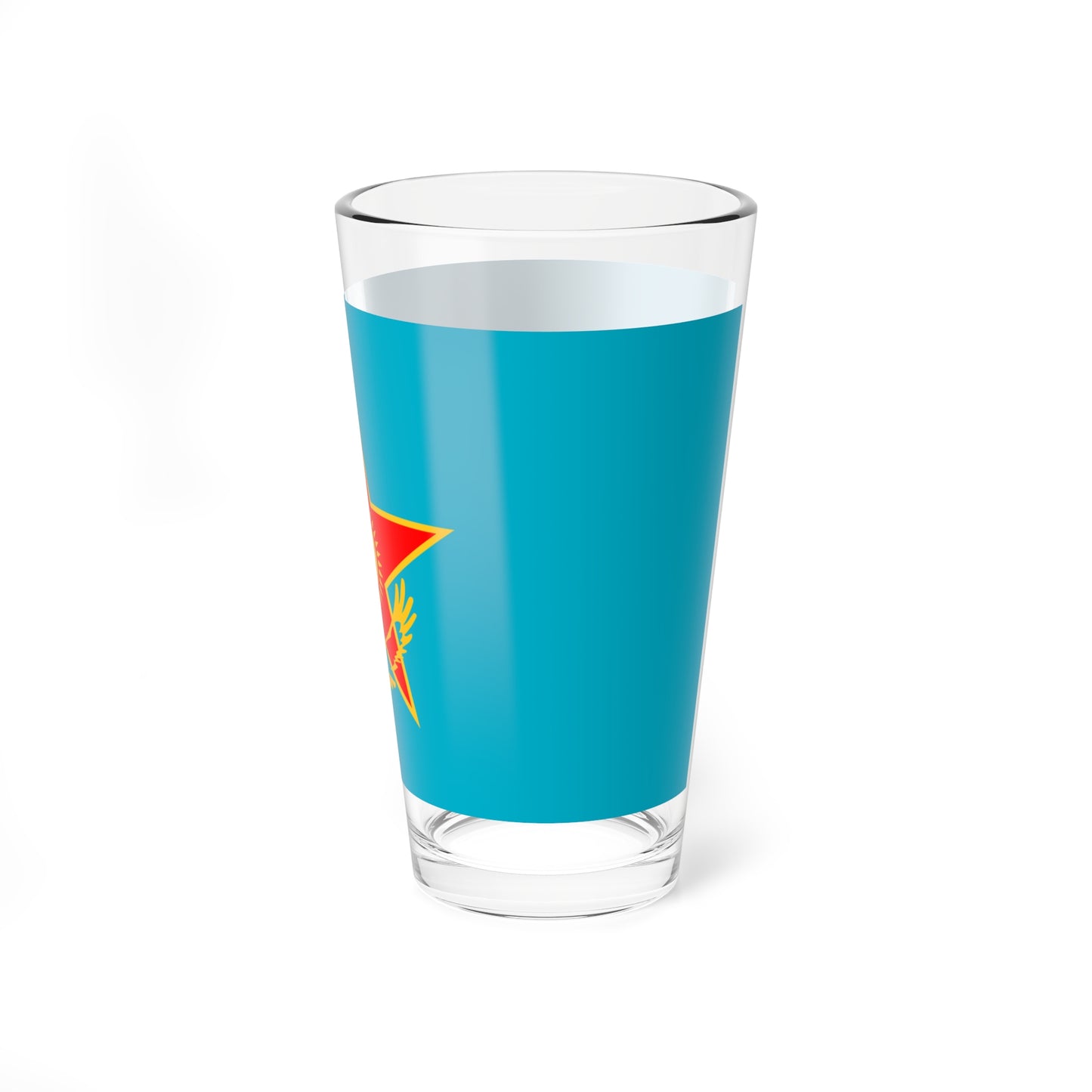Flag of Armed Forces of the Republic of Kazakhstan (Kazakhstan) Pint Glass 16oz