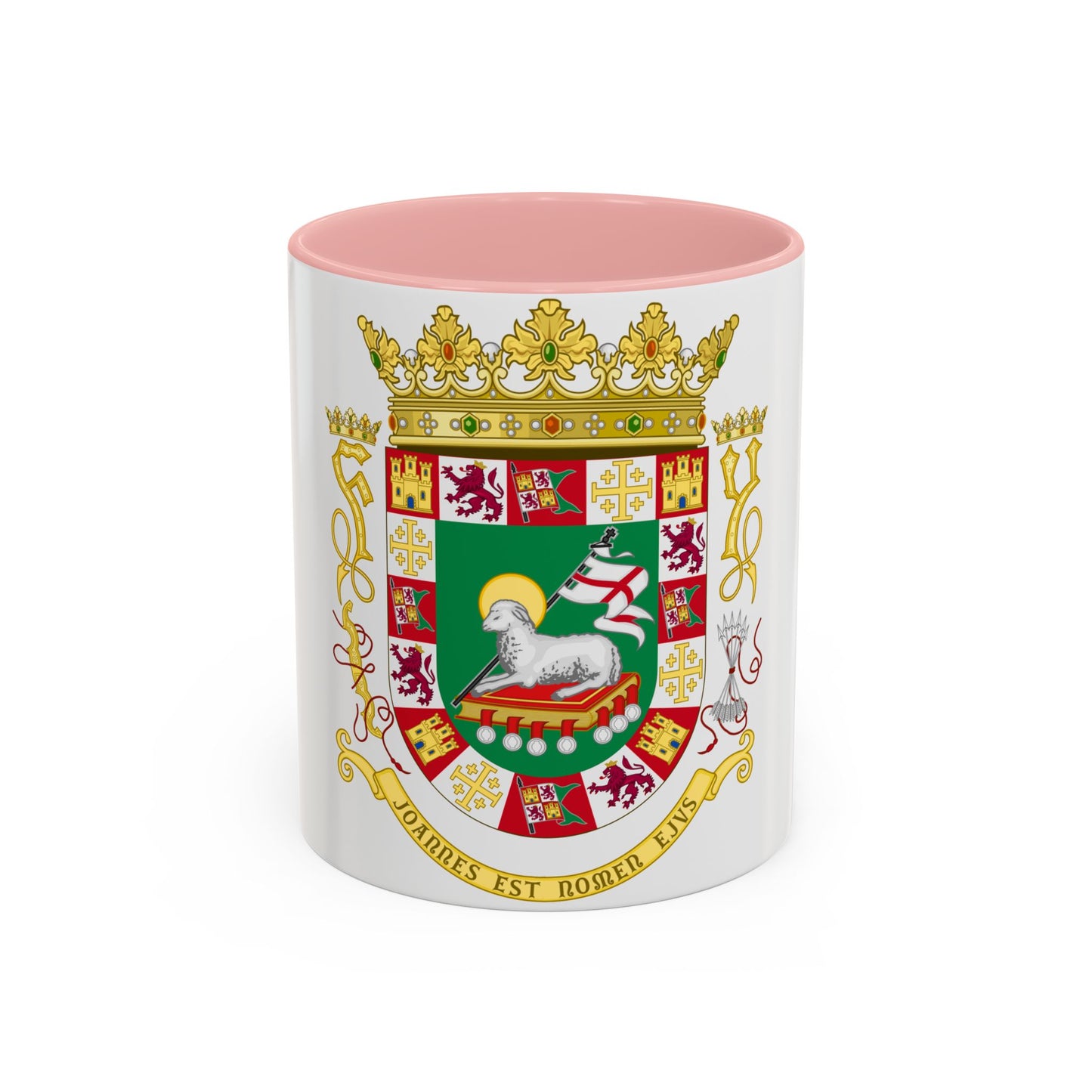 Coat of arms of the Commonwealth of Puerto Rico - Accent Coffee Mug