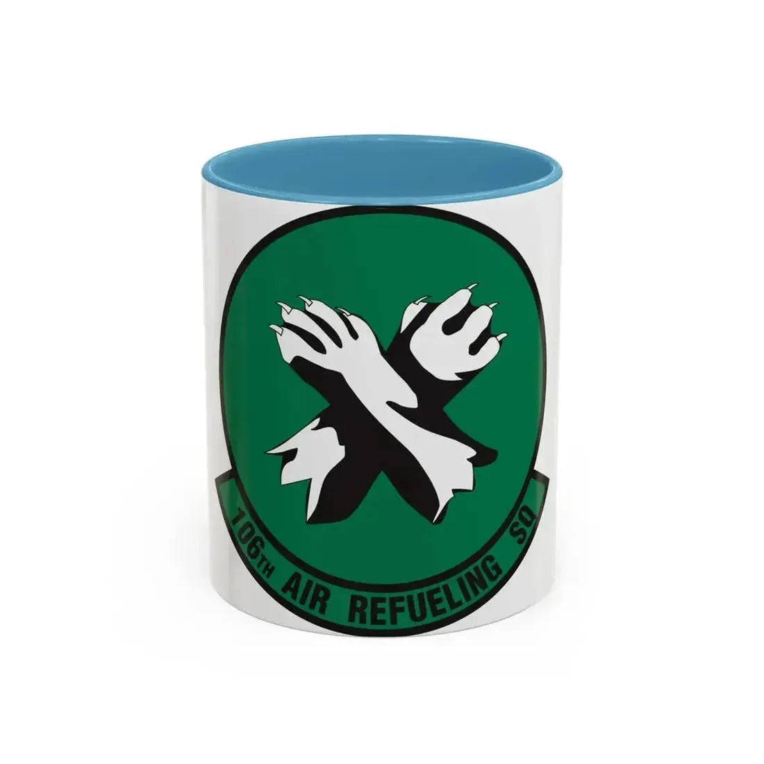 106th Air Refueling Squadron (U.S. Air Force) Accent Coffee Mug 11oz Light Blue - Go Mug Yourself