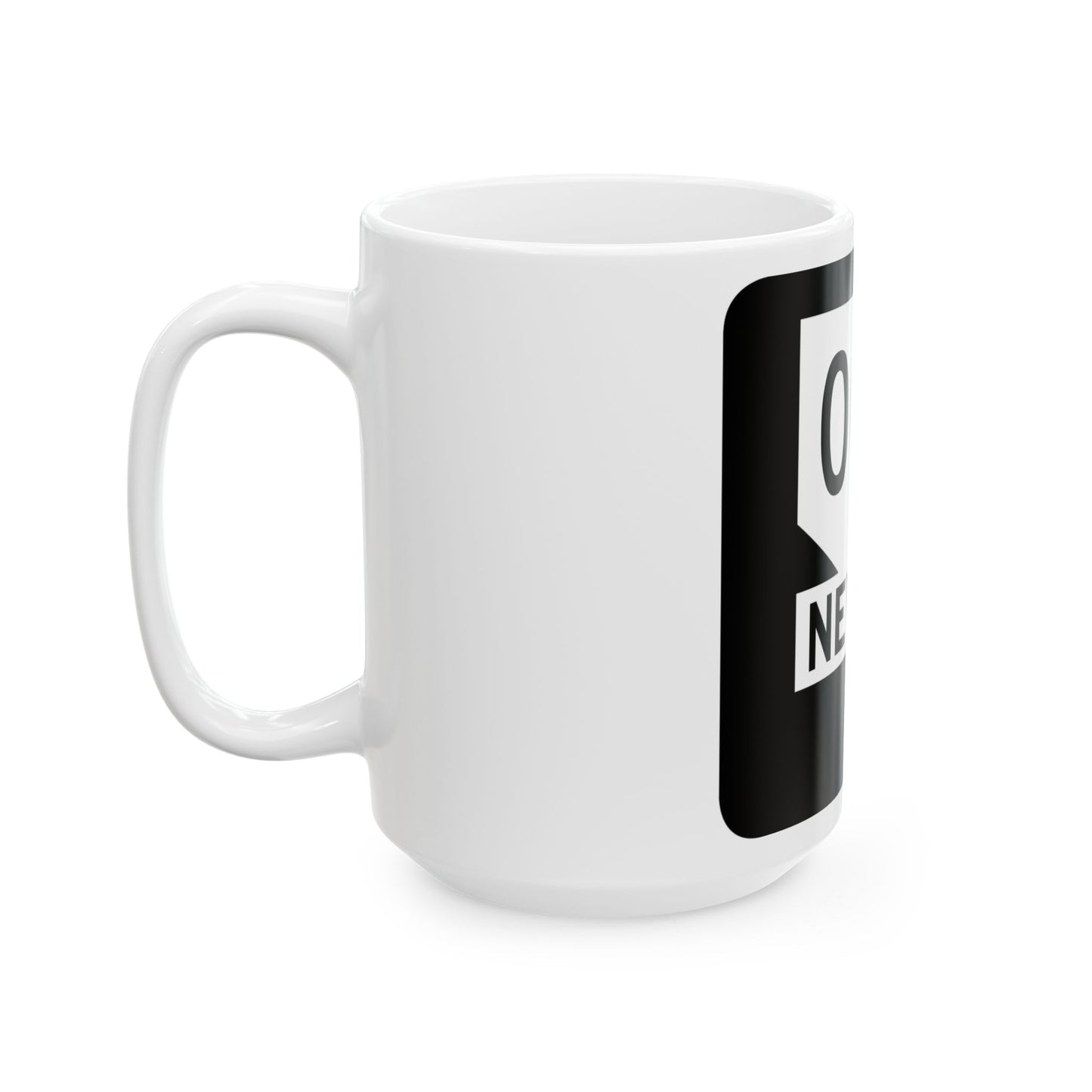 Nevada 000 nopath (Nevada) (Road Sign) White Coffee Mug