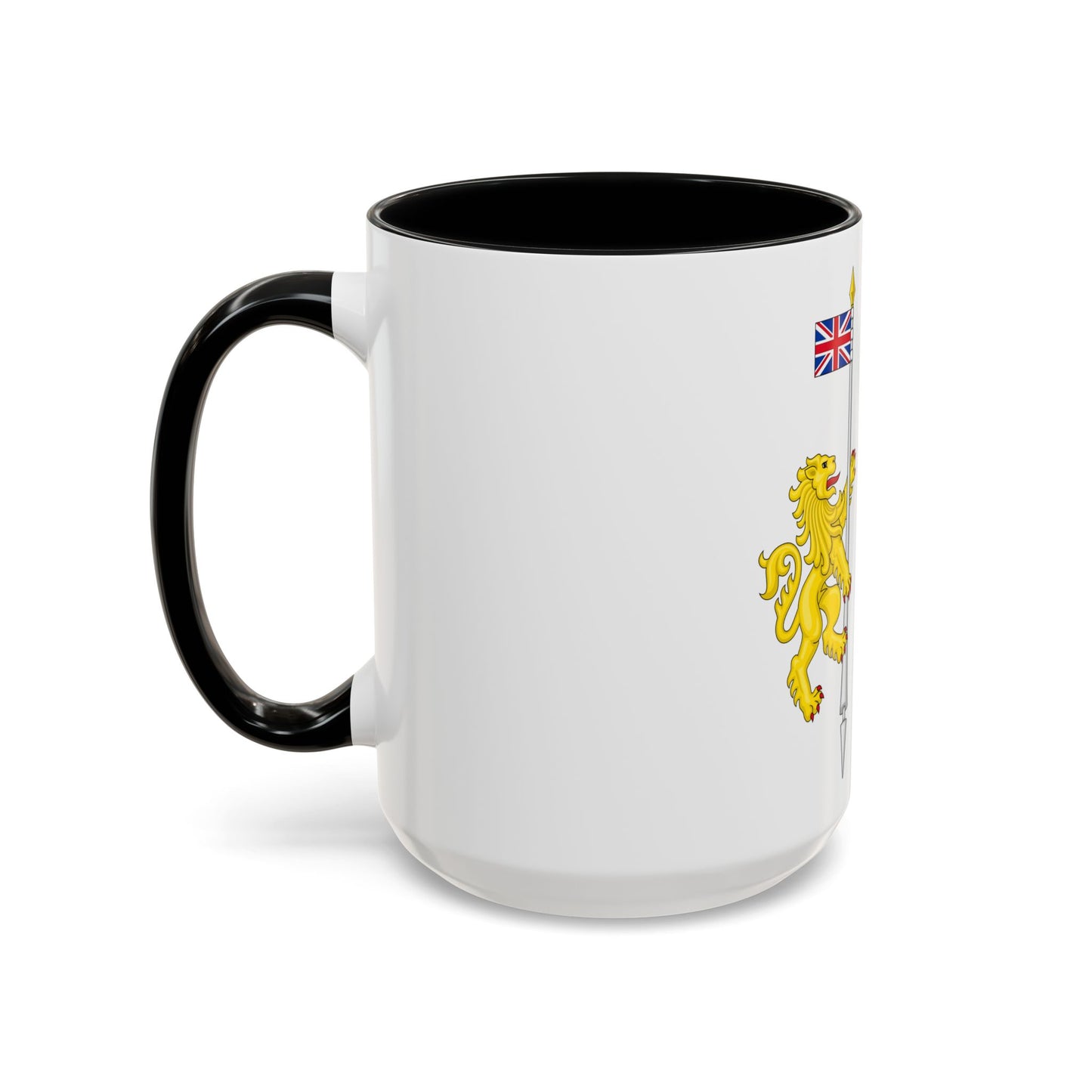 Supporters from the coat of arms of Canada - Accent Coffee Mug