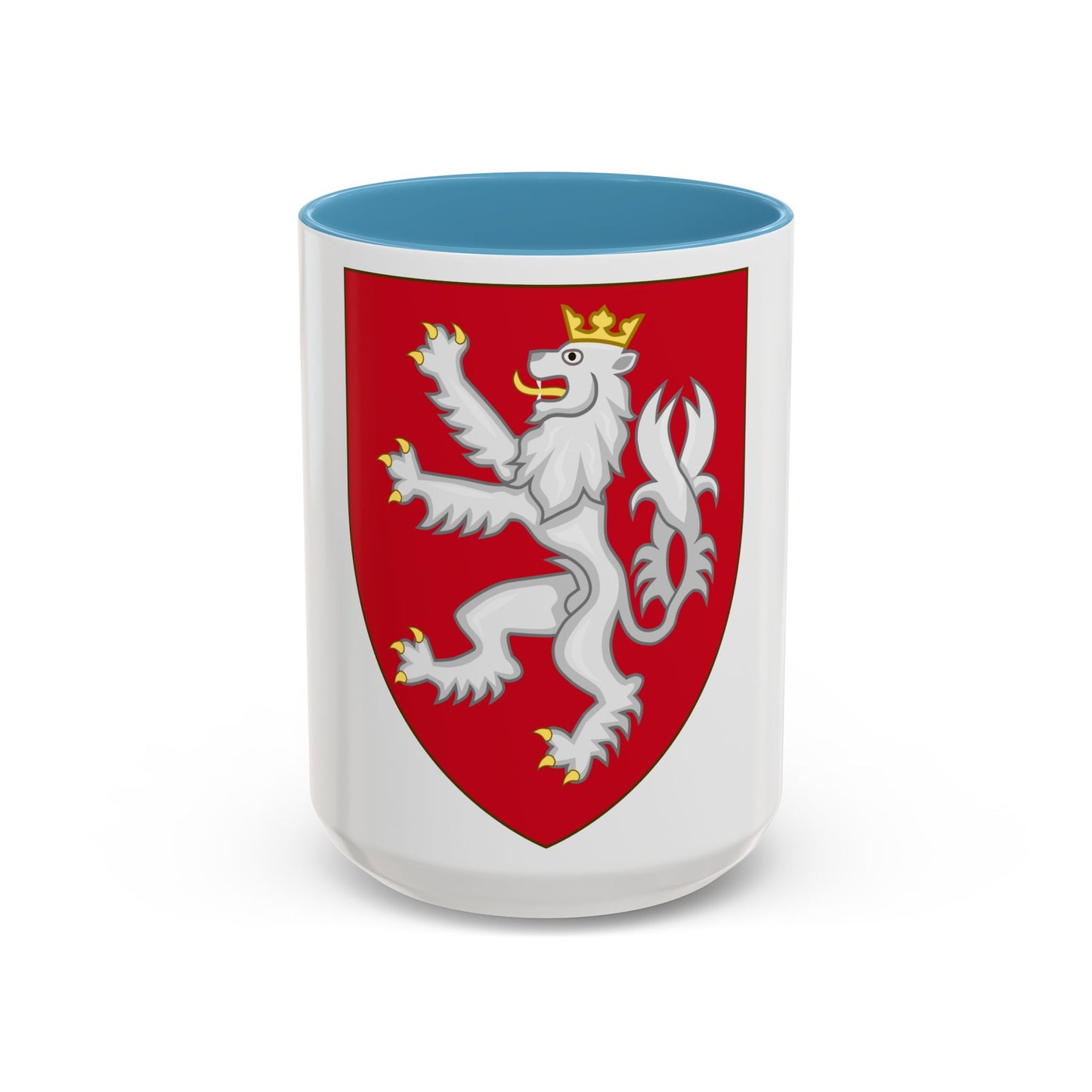 Coat of arms of the House of Luxembourg-Bohemia - Accent Coffee Mug