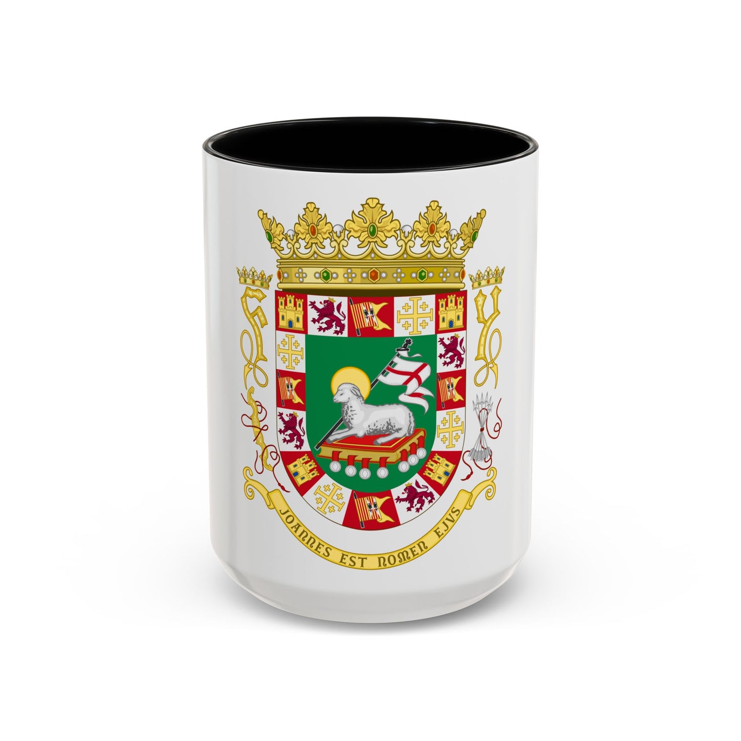 Coat of arms of the Commonwealth of Puerto Rico 2 - Accent Coffee Mug