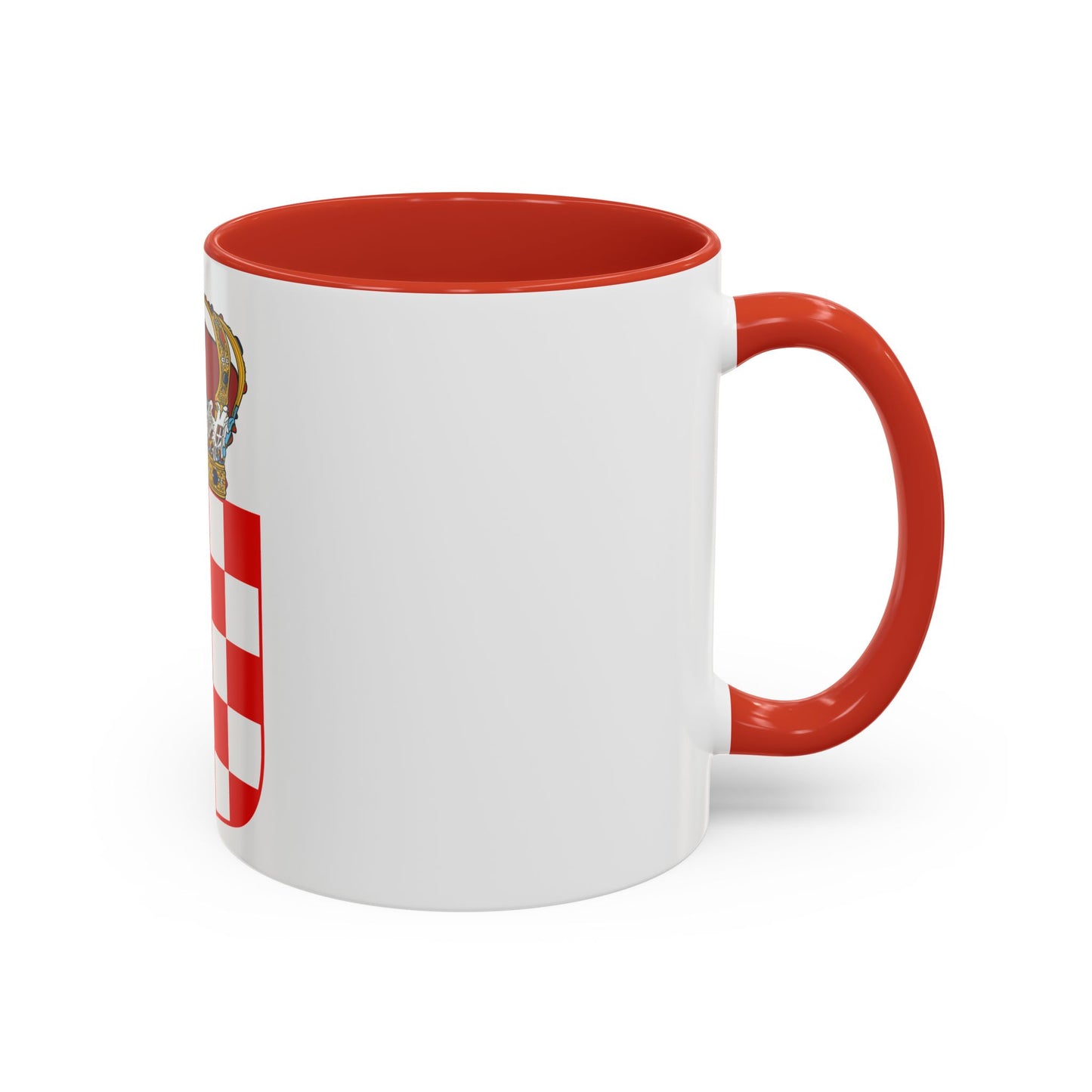 Coat of Arms of the Banate of Croatia - Accent Coffee Mug