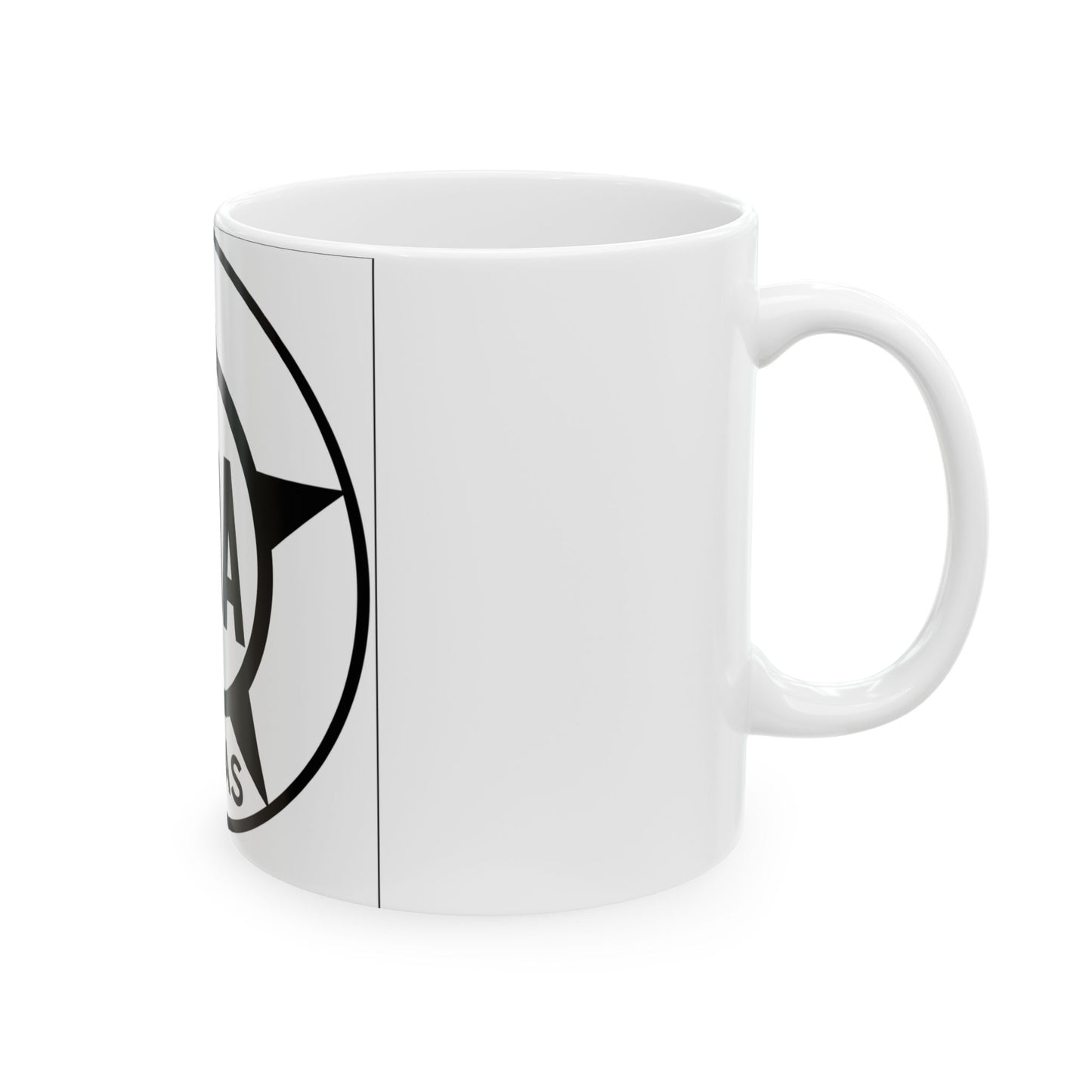 Old Texas 33A (Texas) (Road Sign) White Coffee Mug