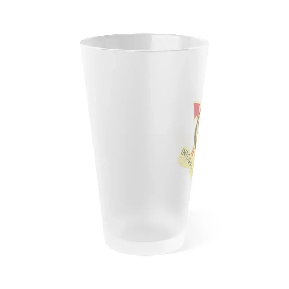 107th Artillery Group (U.S. Army) Frosted Pint Glass 16oz - Go Mug Yourself
