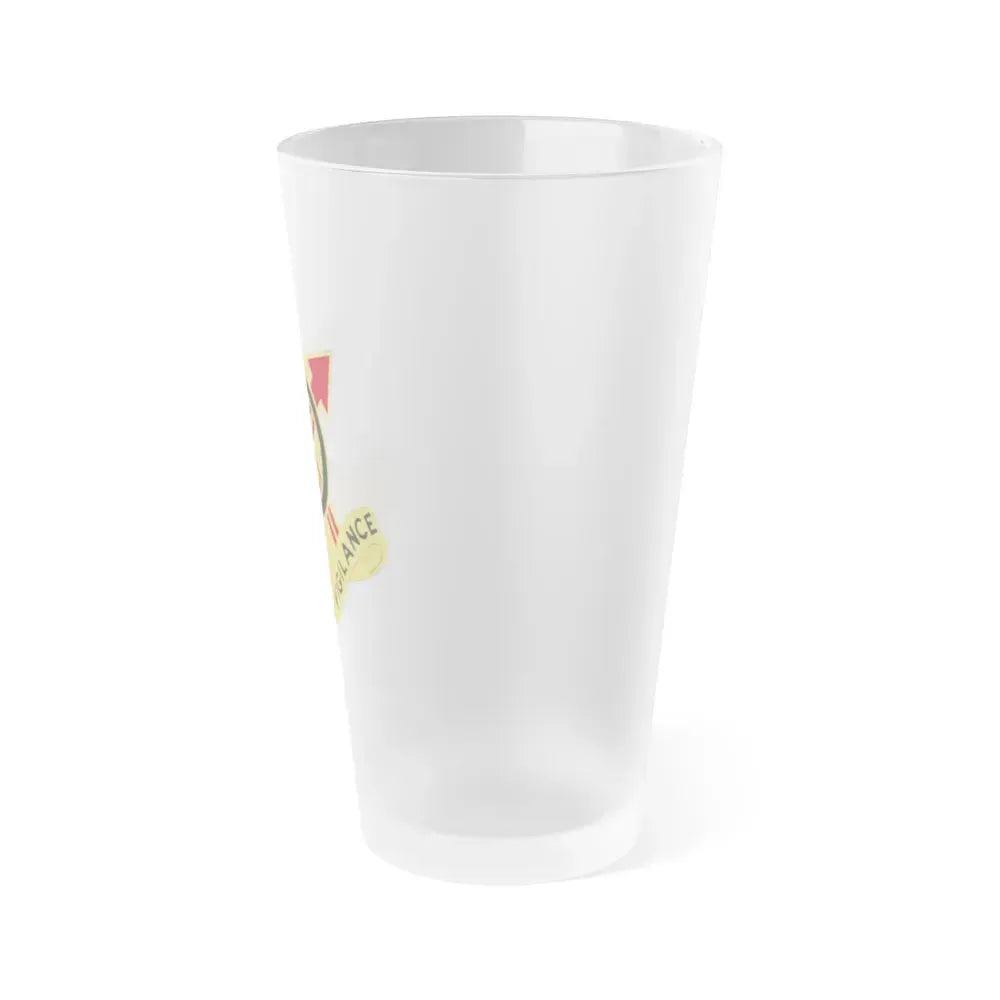 107th Artillery Group (U.S. Army) Frosted Pint Glass 16oz - Go Mug Yourself