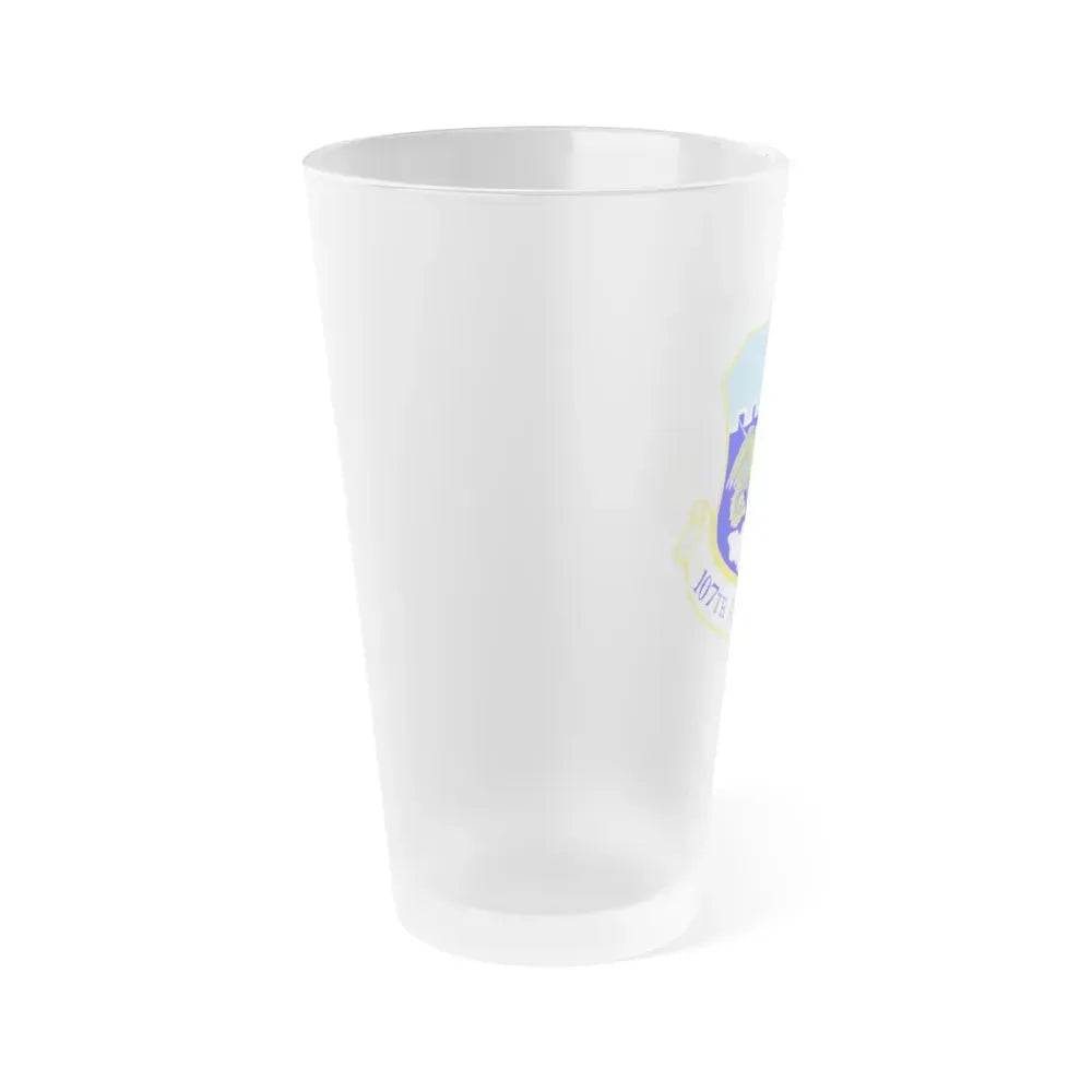 107th Attack Wing (U.S. Air Force) Frosted Pint Glass 16oz - Go Mug Yourself