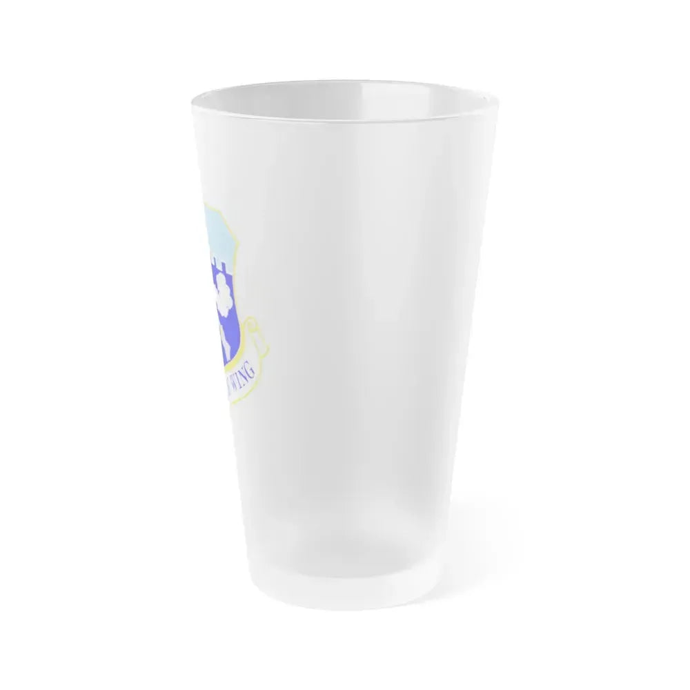 107th Attack Wing (U.S. Air Force) Frosted Pint Glass 16oz - Go Mug Yourself