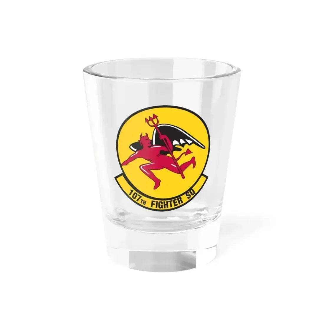 107th Fighter Squadron (U.S. Air Force) Shot Glass 1.5oz 1.5oz - Go Mug Yourself