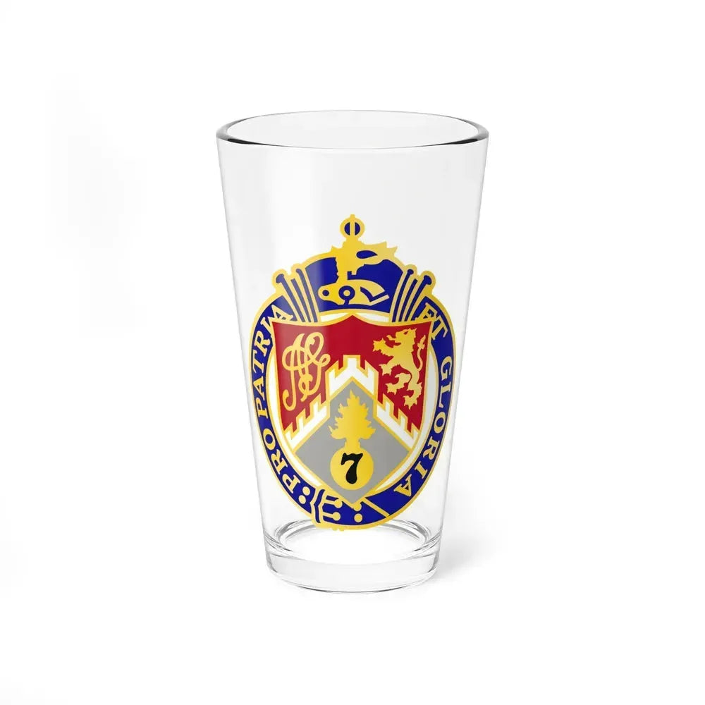 107th Infantry Regiment (U.S. Army) Pint Glass 16oz 16oz - Go Mug Yourself