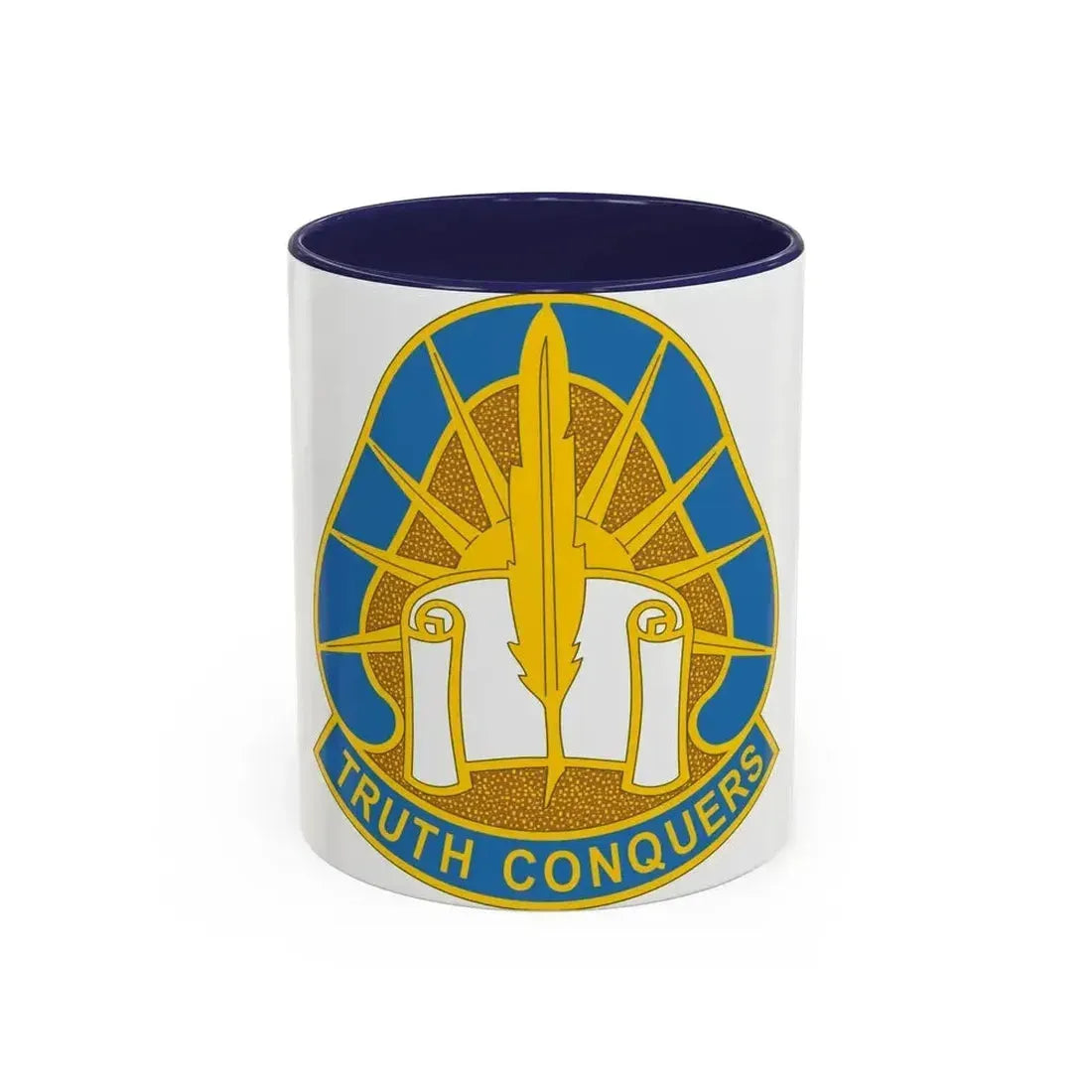 108 Military Intelligence Group (U.S. Army) Accent Coffee Mug 11oz Navy - Go Mug Yourself