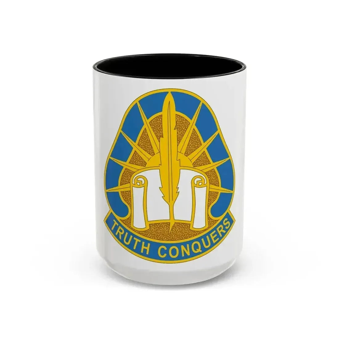108 Military Intelligence Group (U.S. Army) Accent Coffee Mug 15oz Black - Go Mug Yourself
