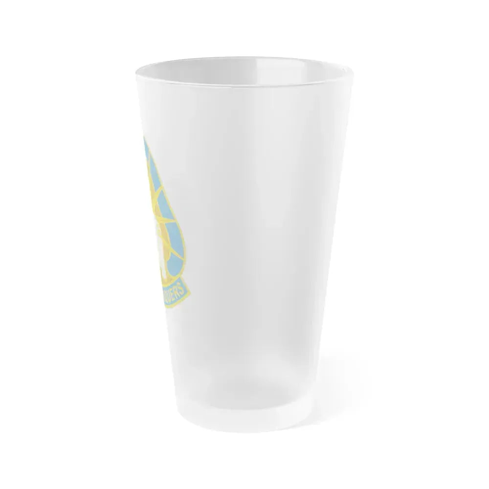 108 Military Intelligence Group (U.S. Army) Frosted Pint Glass 16oz - Go Mug Yourself