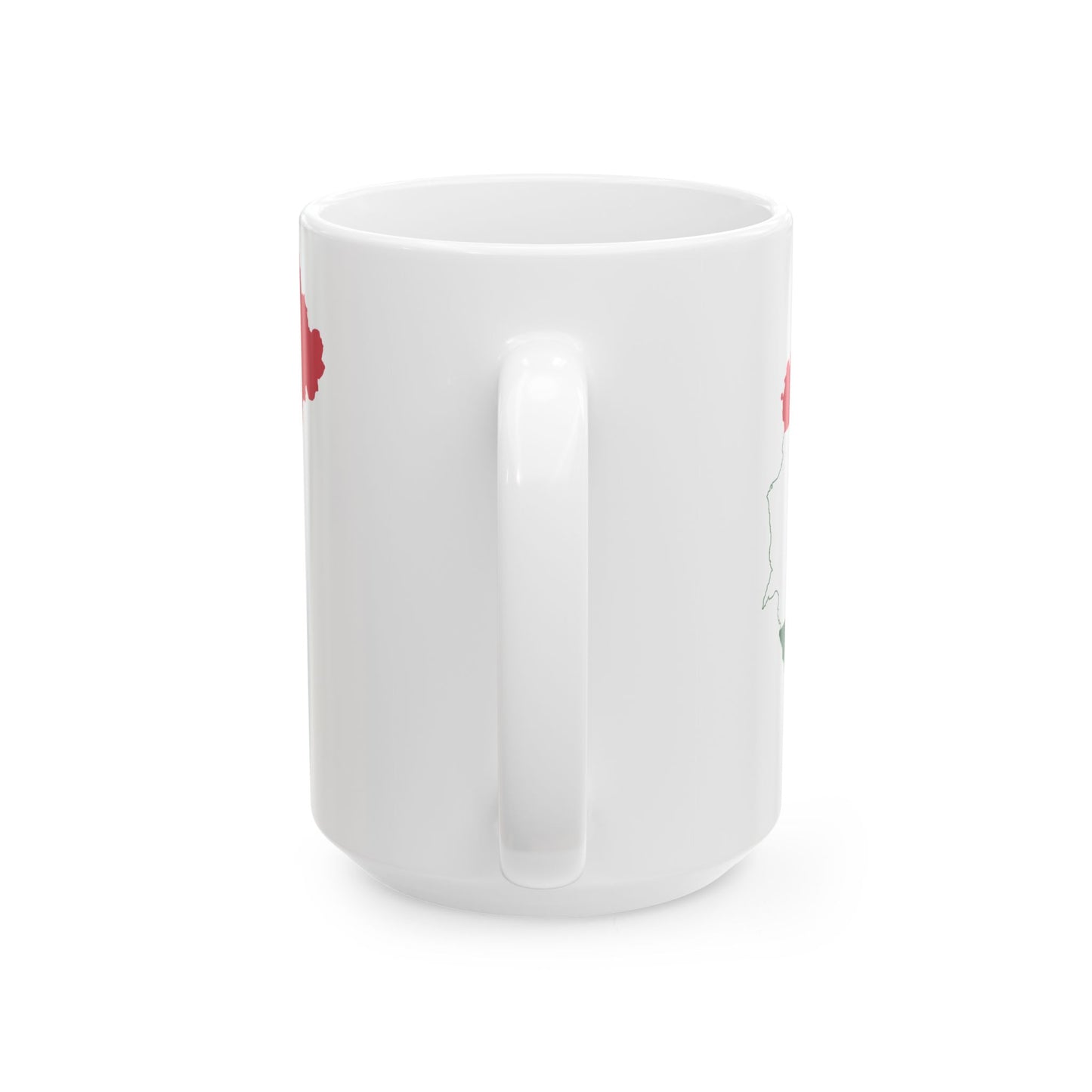 Flag-map of Hungary 1921 (Hungary) White Coffee Mug