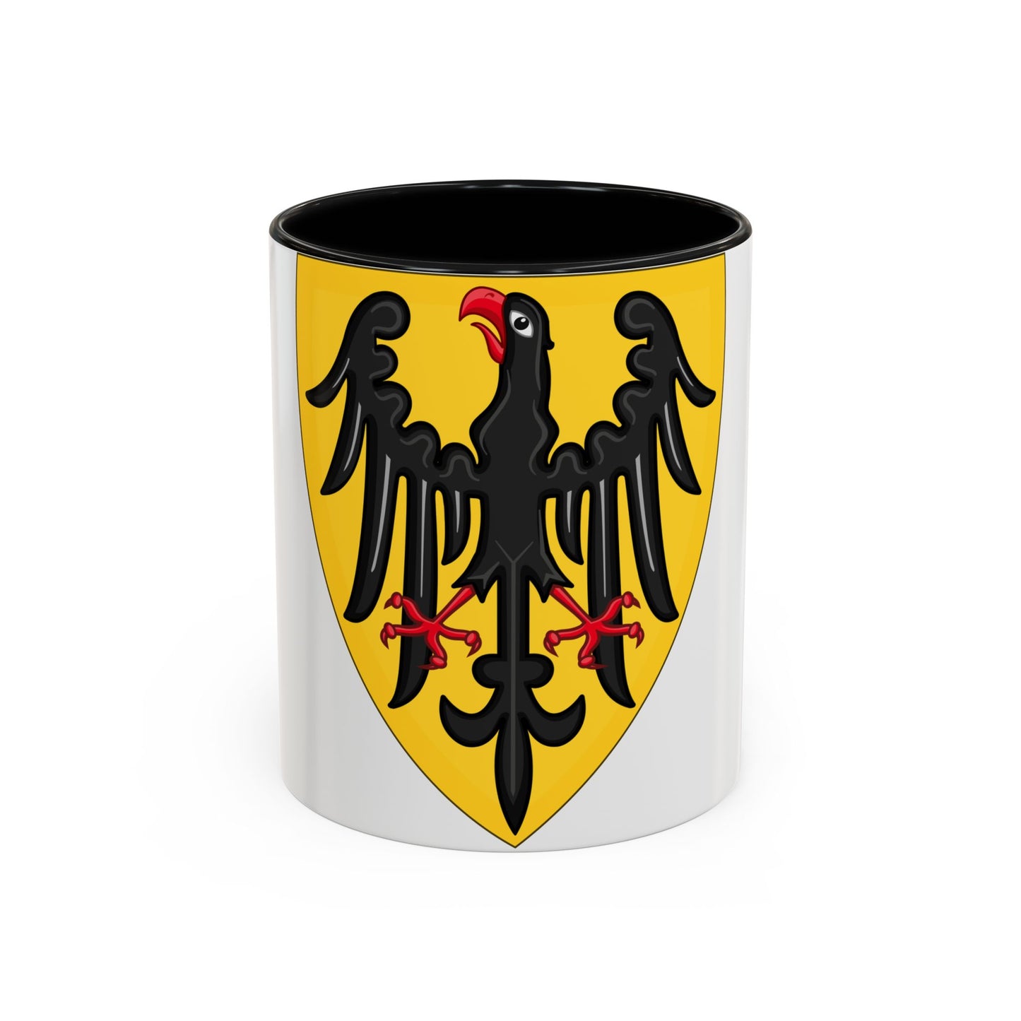 Shield and Coat of Arms of the Holy Roman Emperor (c.1200-c.1300) - Accent Coffee Mug