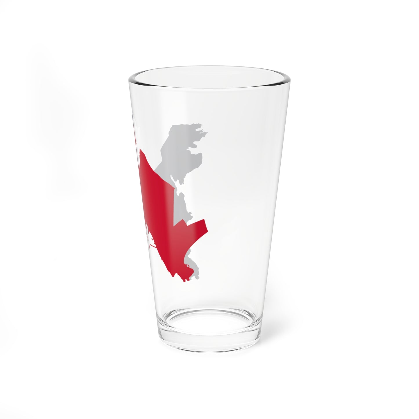 Flag map of Cagliari Casteddu (Italy) Pint Glass 16oz