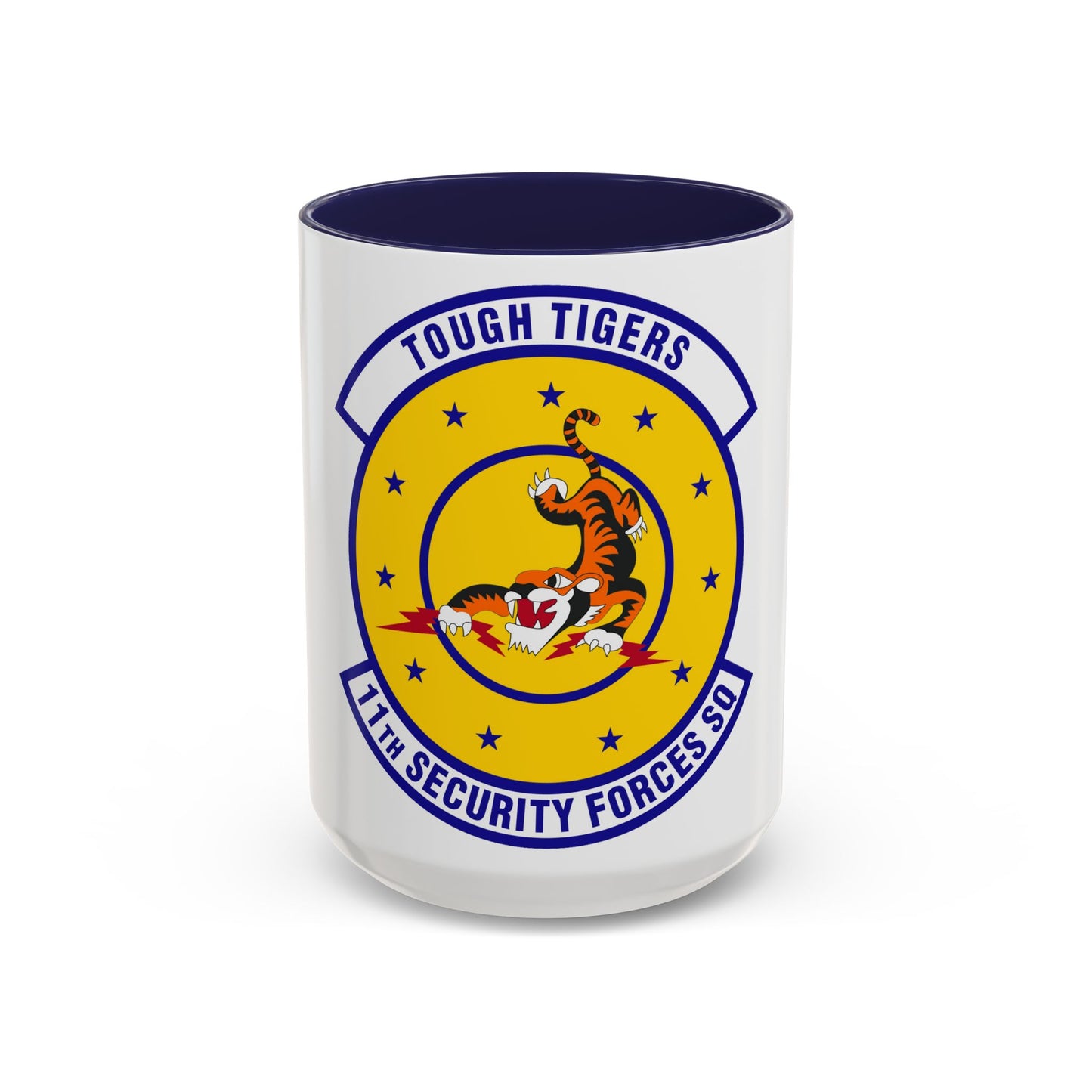 11 Security Forces Squadron USAF (U.S. Air Force) Accent Coffee Mug