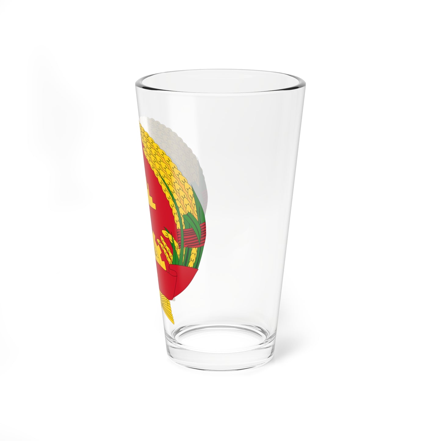 Emblem of the State of Cambodia 1989-1992 (Cambodia) (Coat of Arms) Pint Glass 16oz