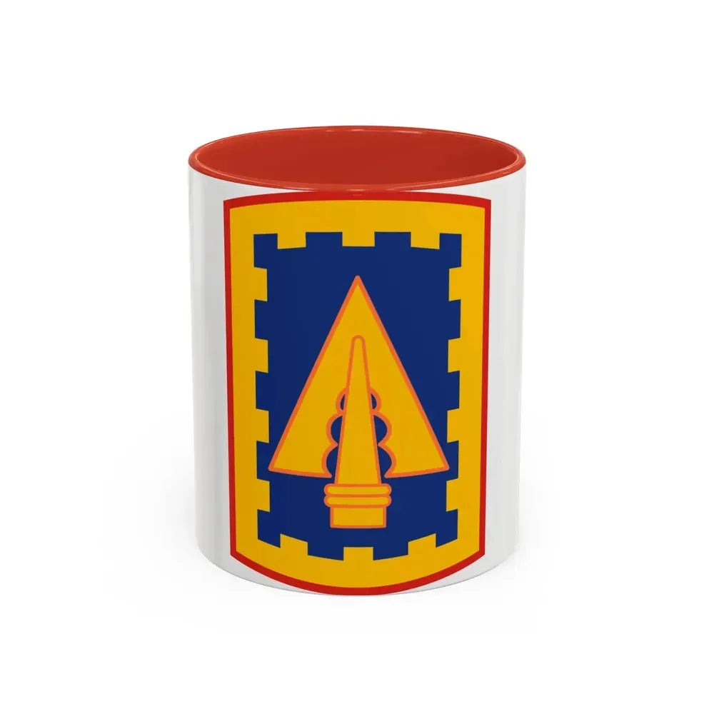 108th Air Defense Artillery Brigade (U.S. Army) Accent Coffee Mug 11oz Red - Go Mug Yourself