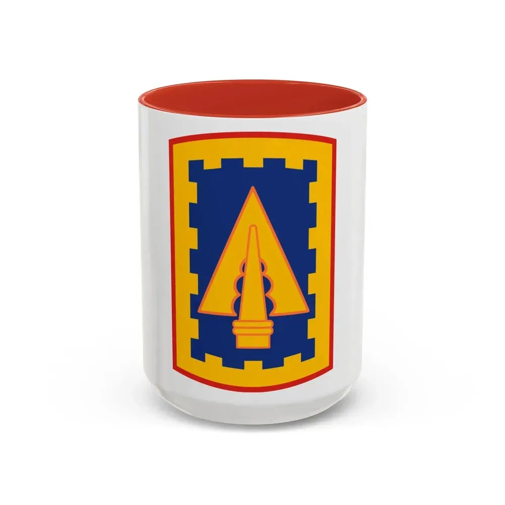108th Air Defense Artillery Brigade (U.S. Army) Accent Coffee Mug 15oz Red - Go Mug Yourself