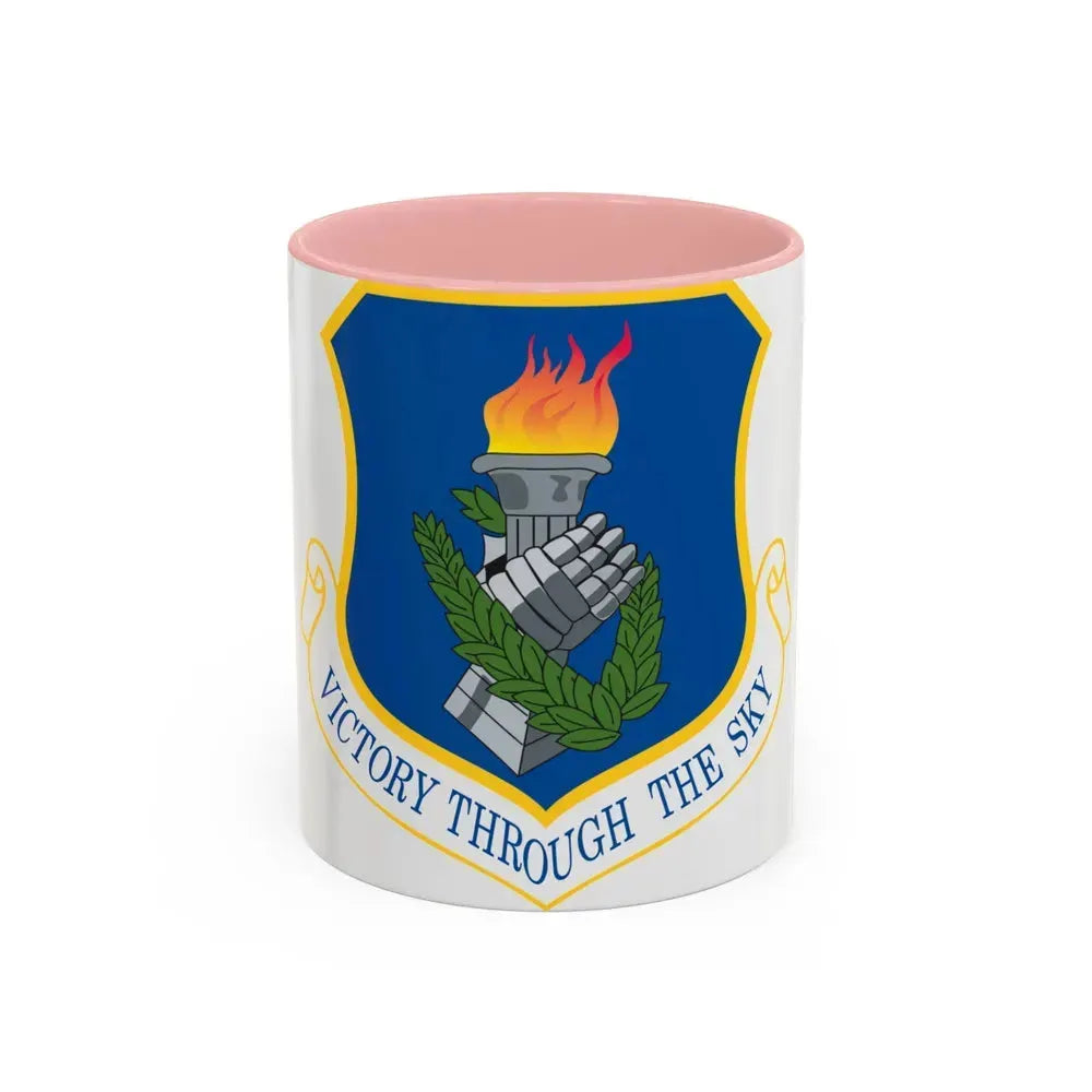 108th Air Refueling Wing (U.S. Air Force) Accent Coffee Mug 11oz Pink - Go Mug Yourself