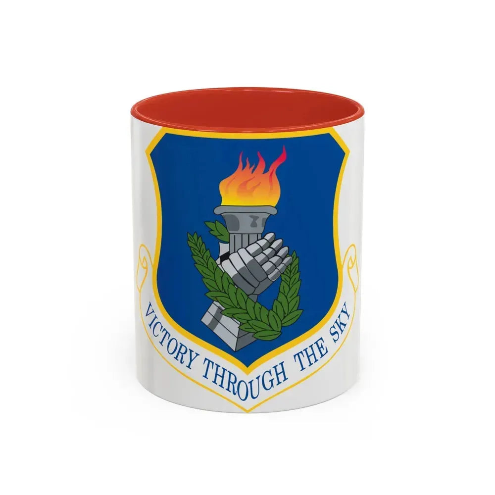 108th Air Refueling Wing (U.S. Air Force) Accent Coffee Mug 11oz Red - Go Mug Yourself